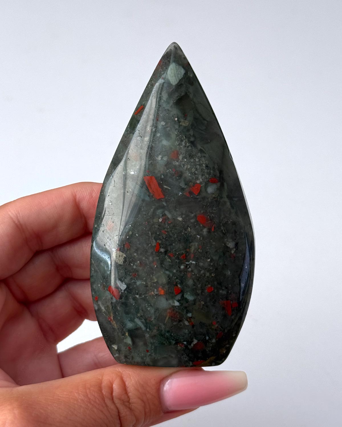 African Bloodstone Flame Point