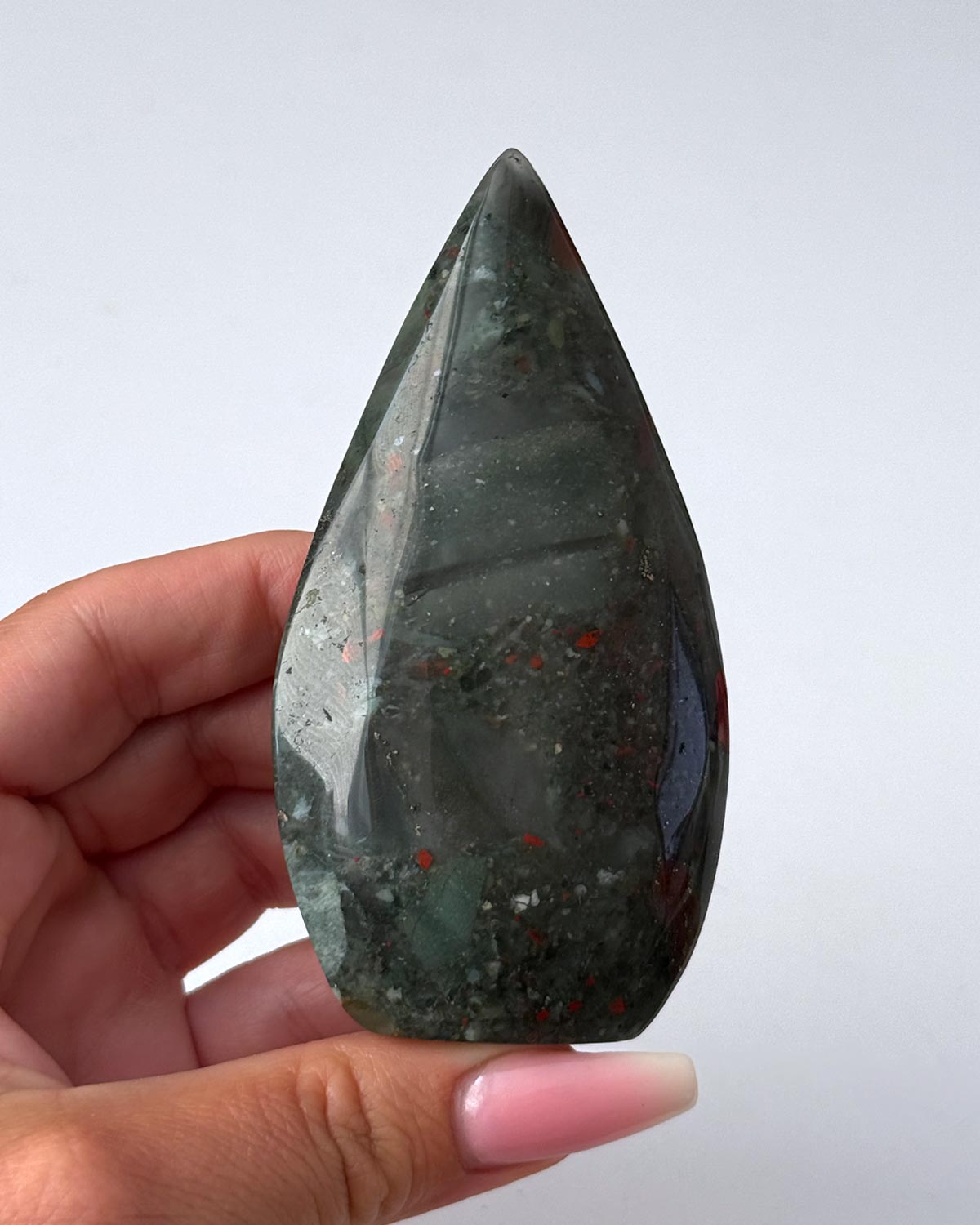 African Bloodstone Flame Point