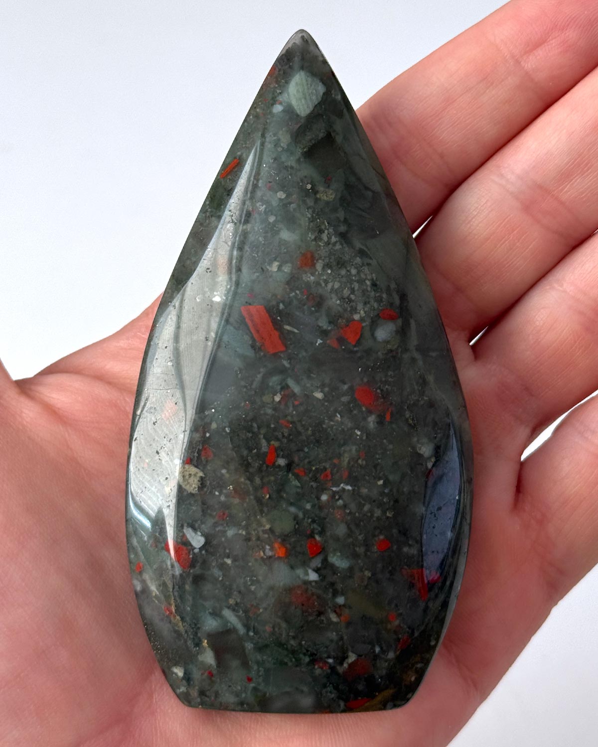 African Bloodstone Flame Point