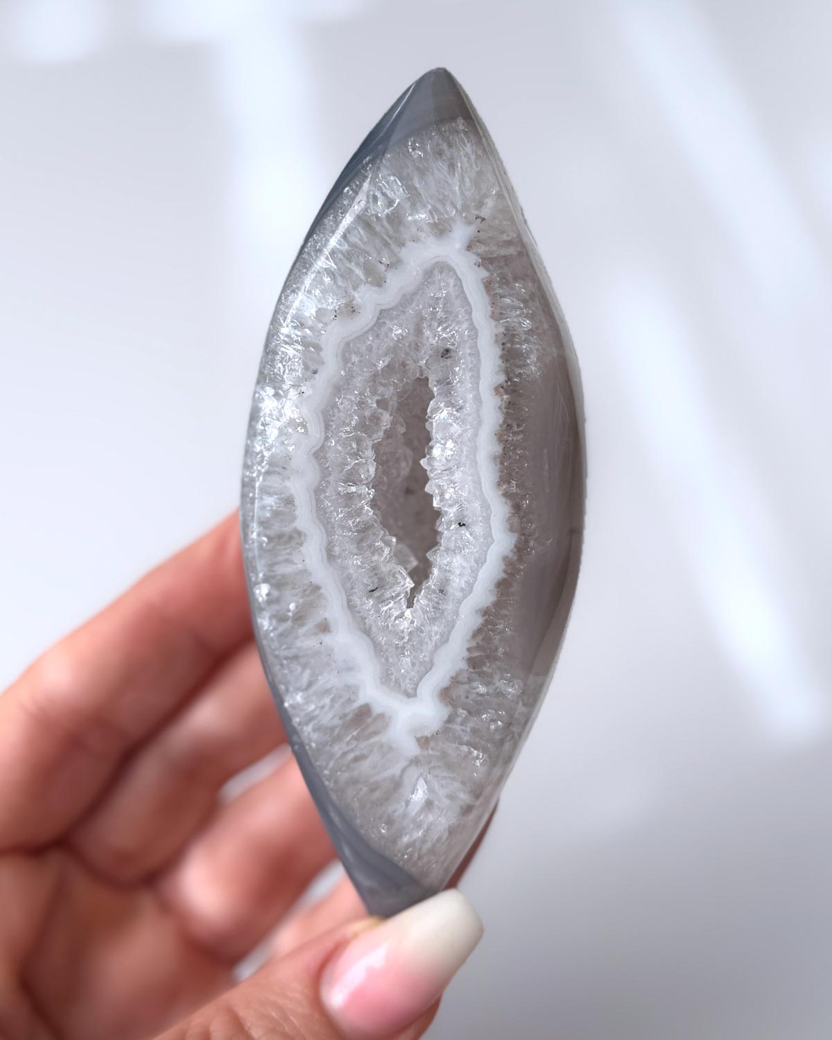 Agate Druzy Evil Eye