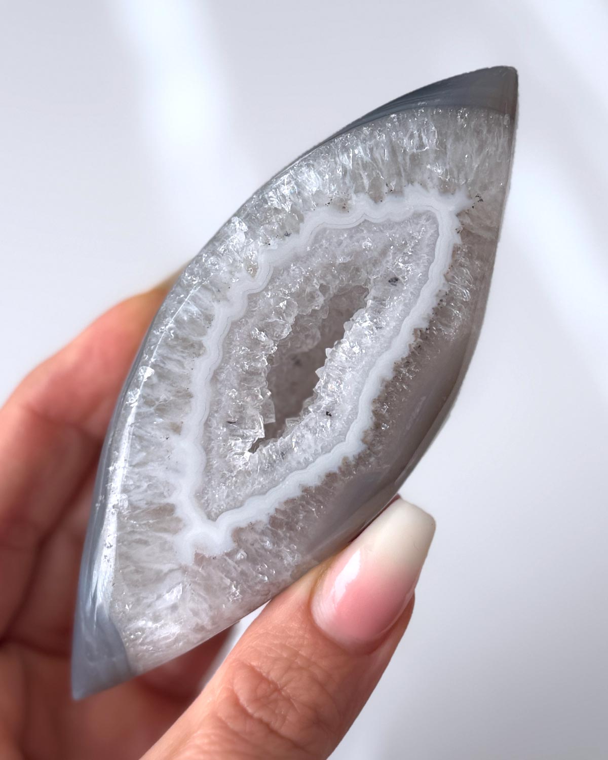 Agate Druzy Evil Eye