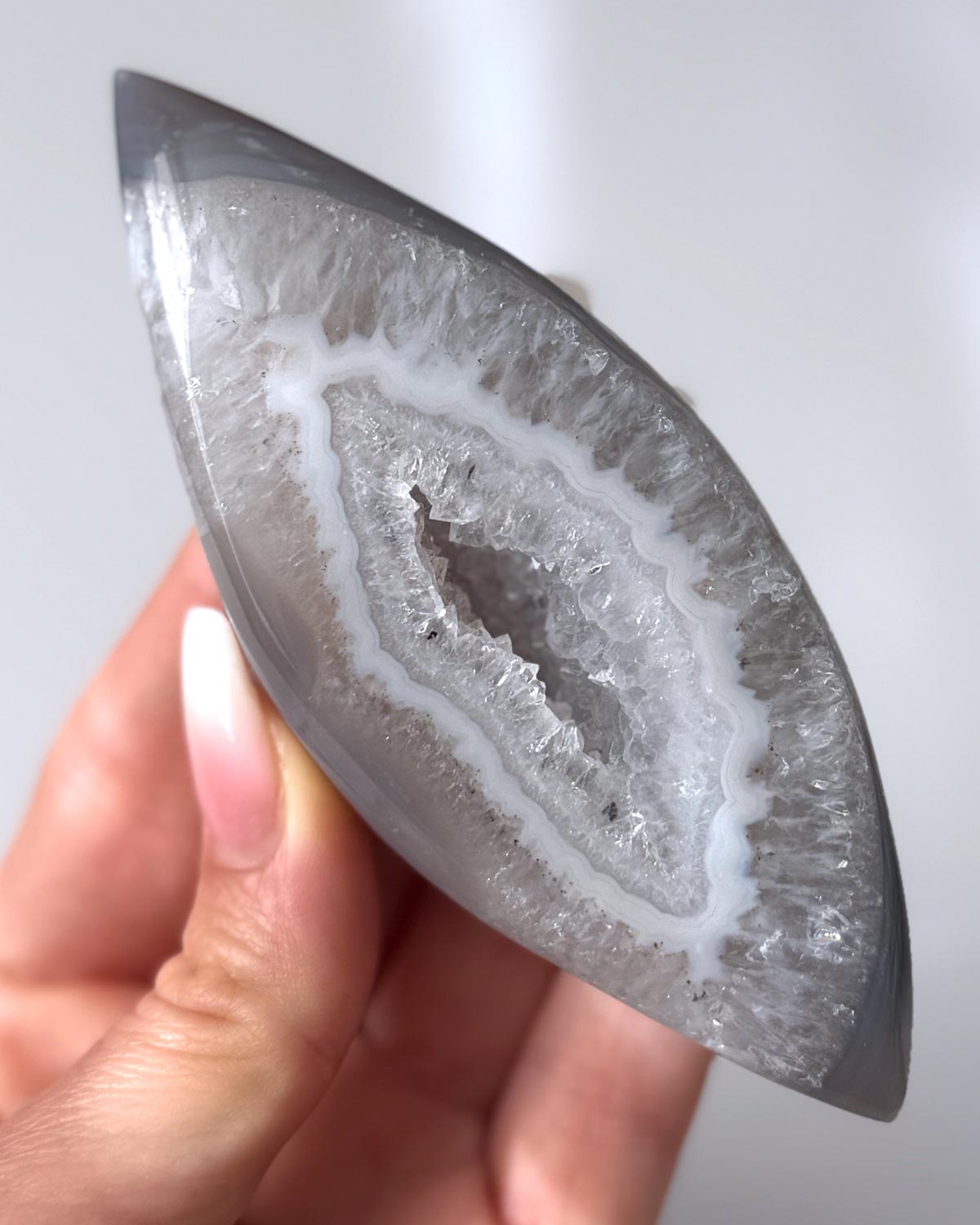 Agate Druzy Evil Eye