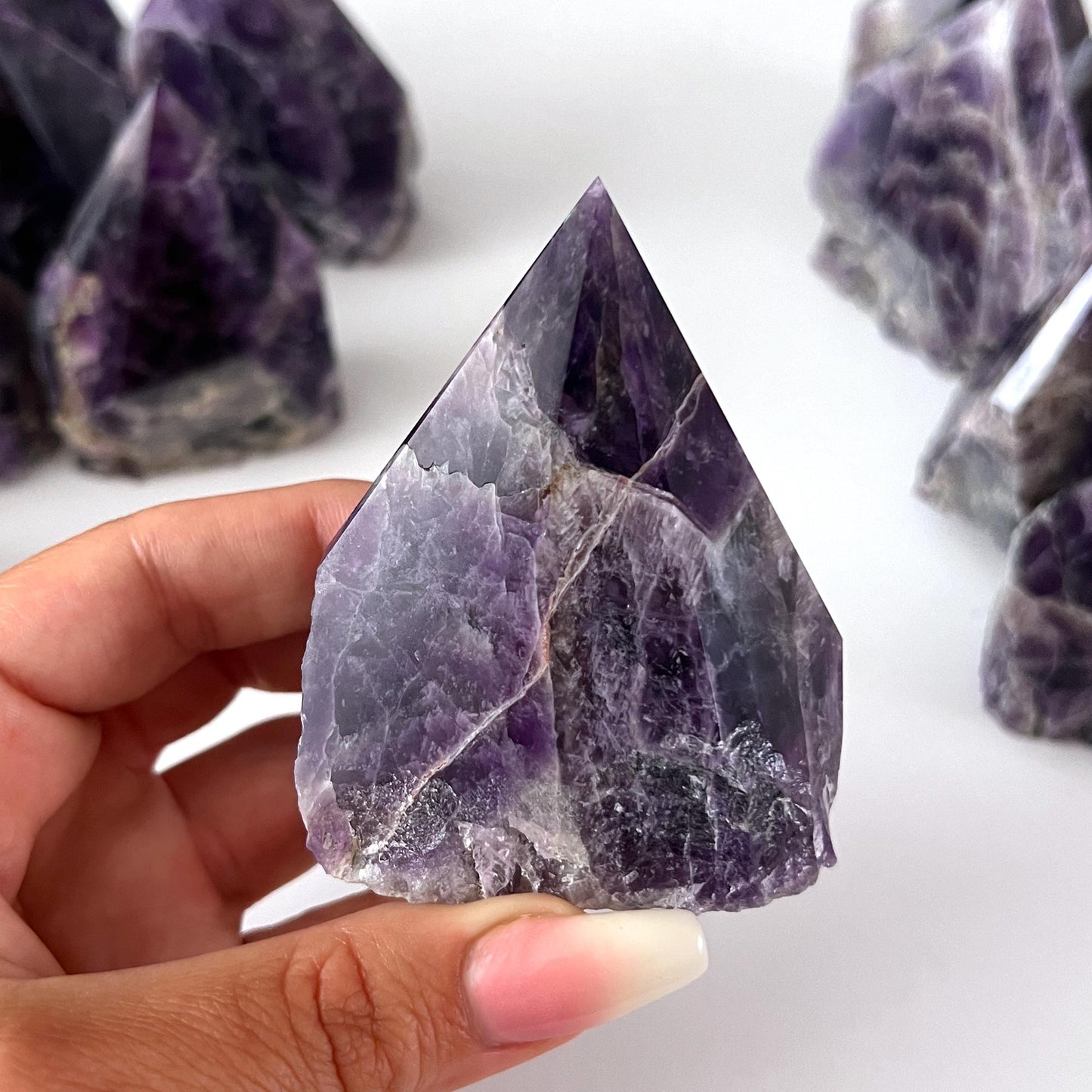 Amethyst Top Polished Point