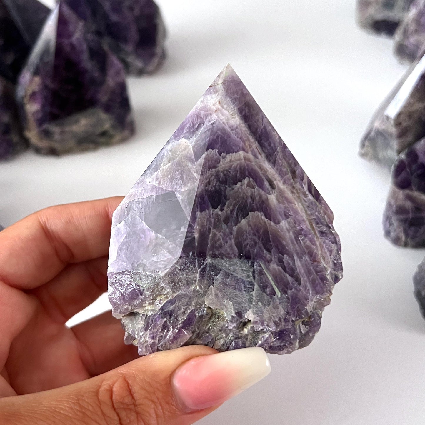 Amethyst Top Polished Point
