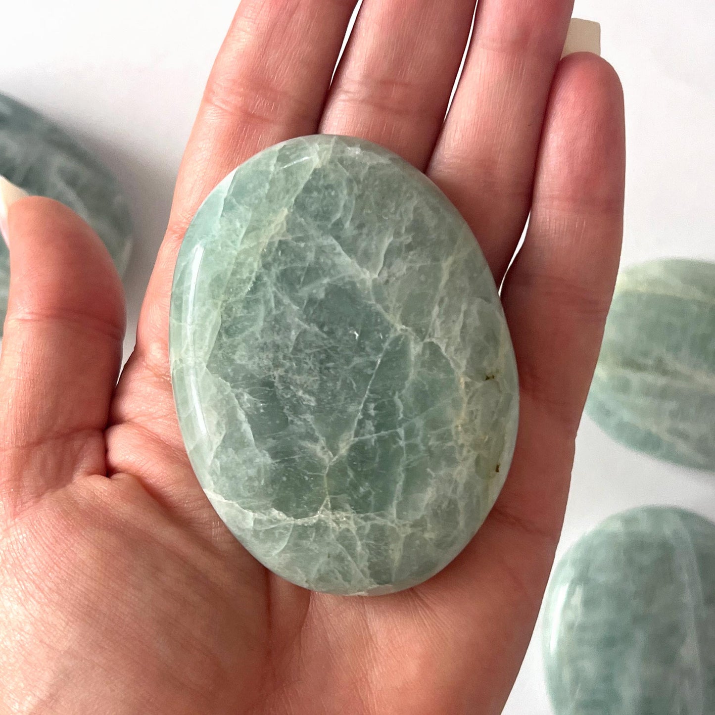 Aquamarine Palm Stone