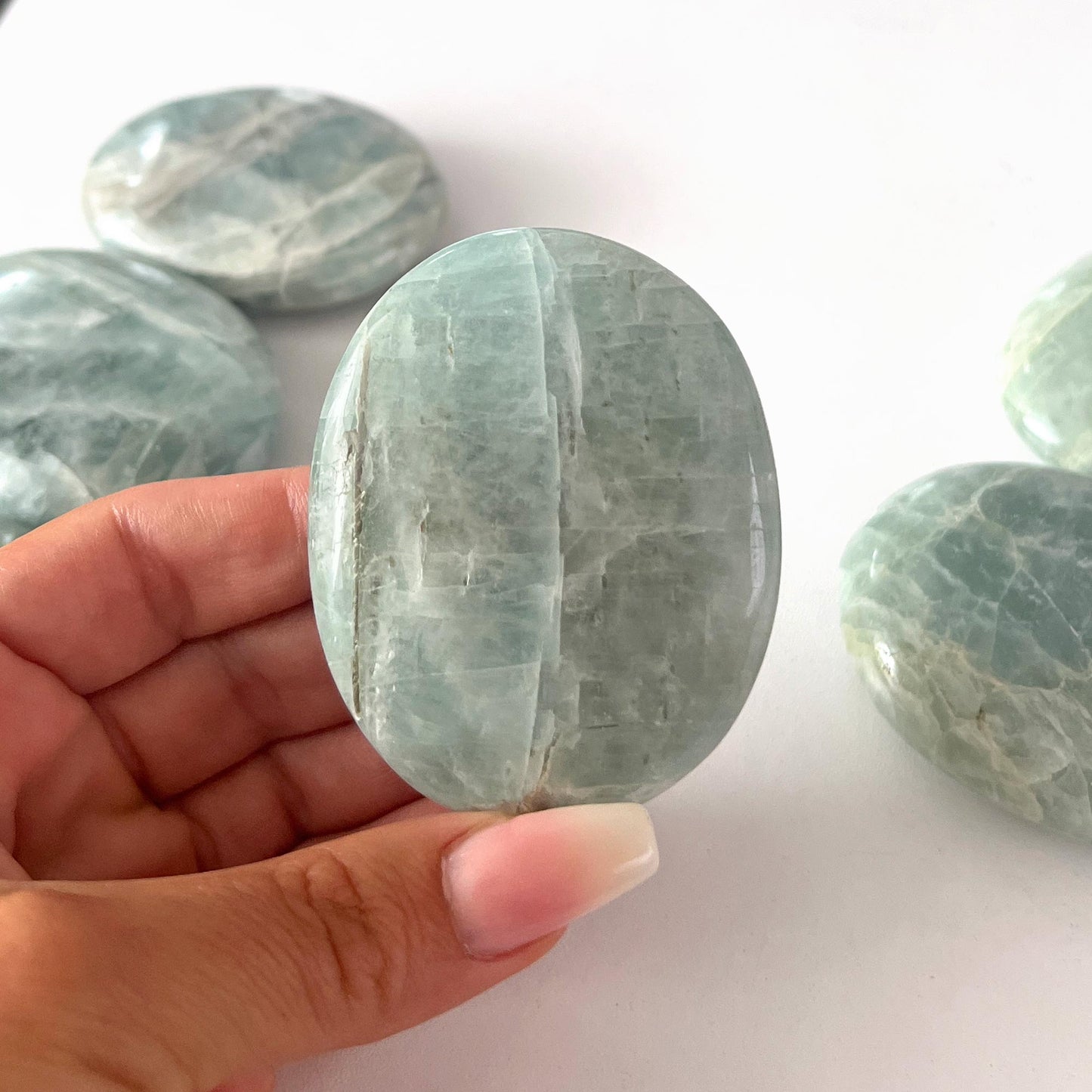 Aquamarine Palm Stone