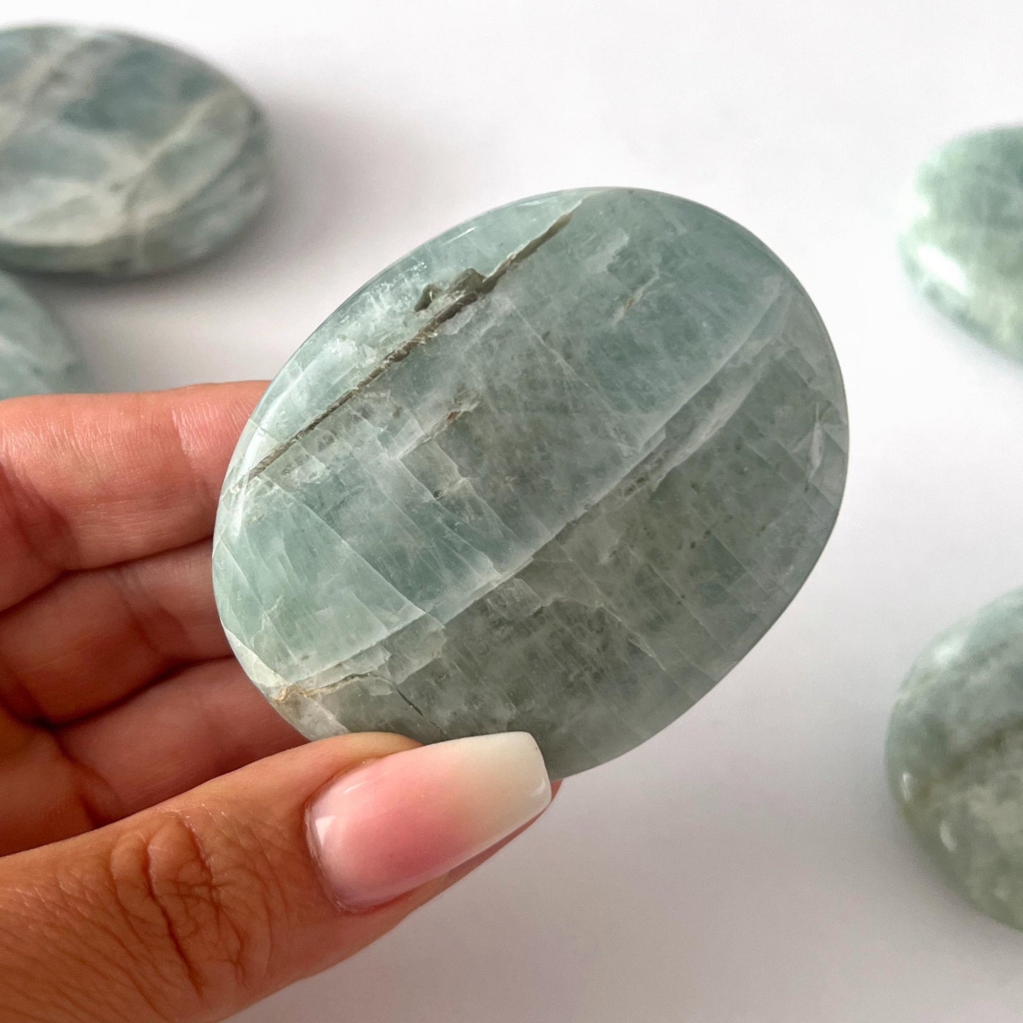 Aquamarine Palm Stone