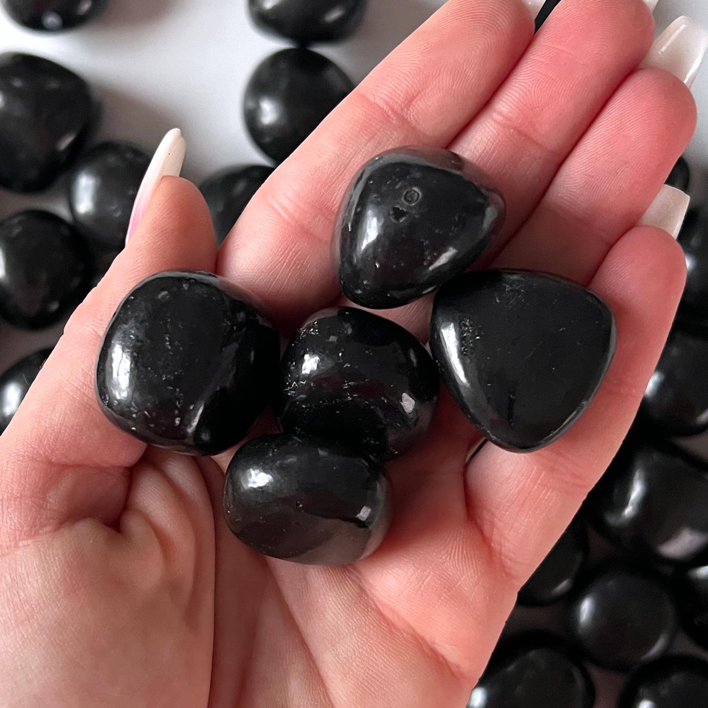 Black Tourmaline Tumbled
