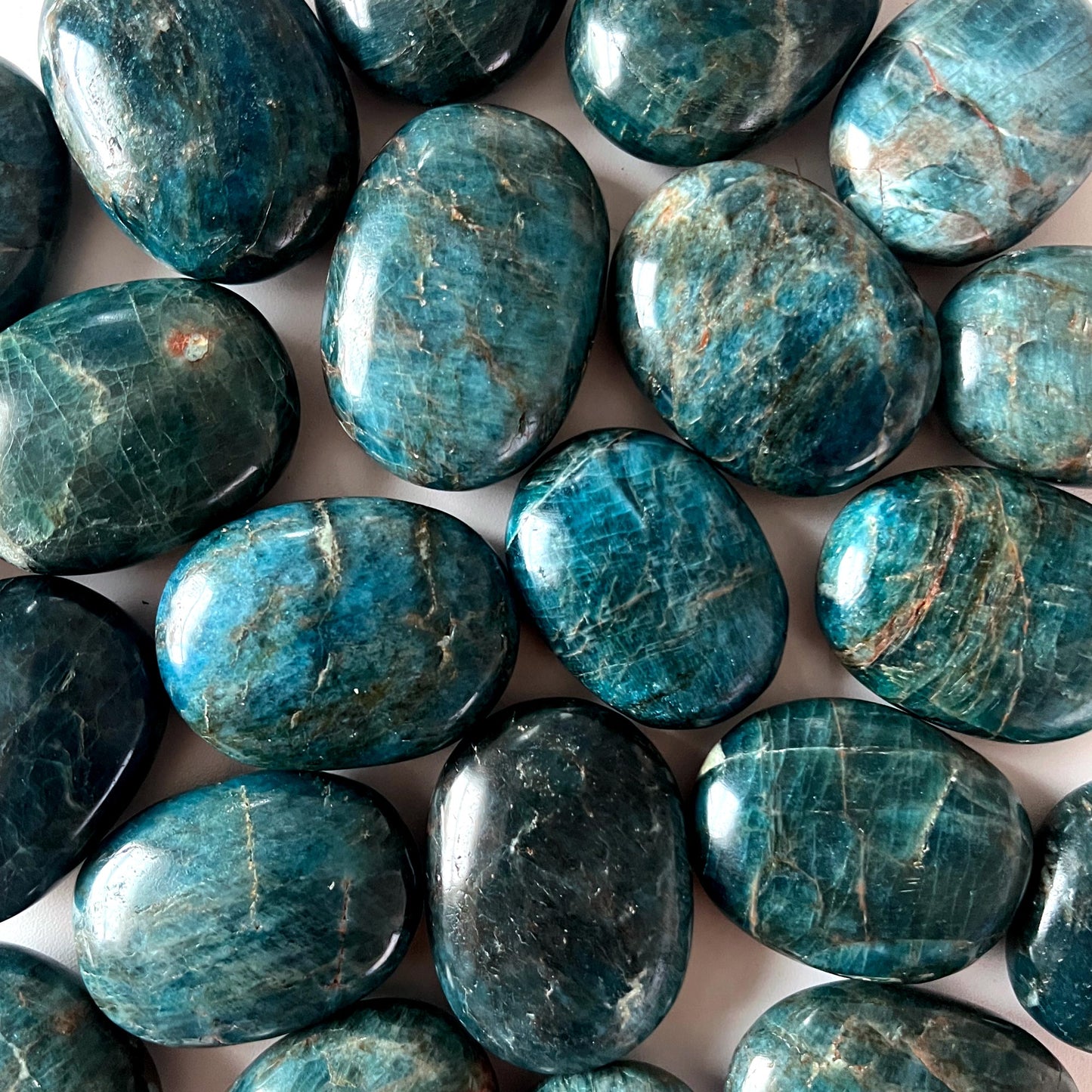 Blue Apatite Palm Stone