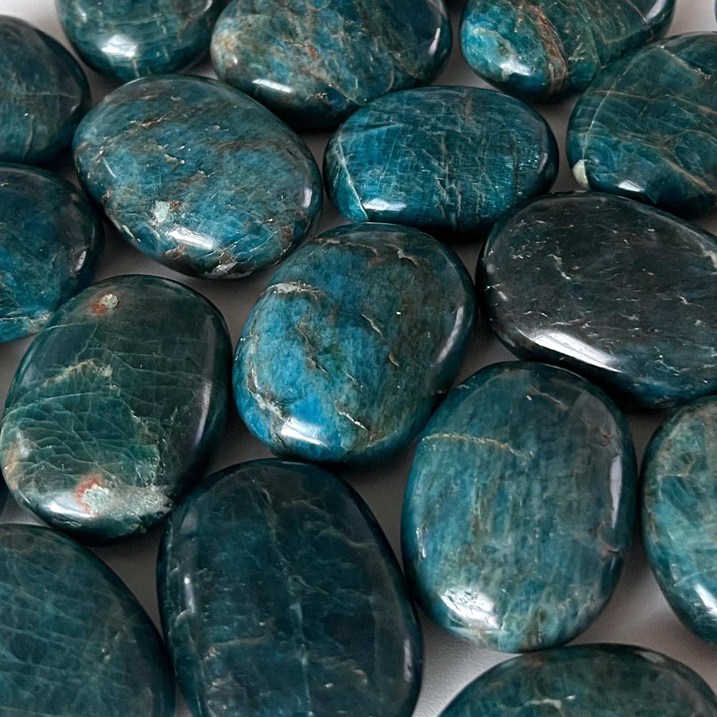 Blue Apatite Palm Stone