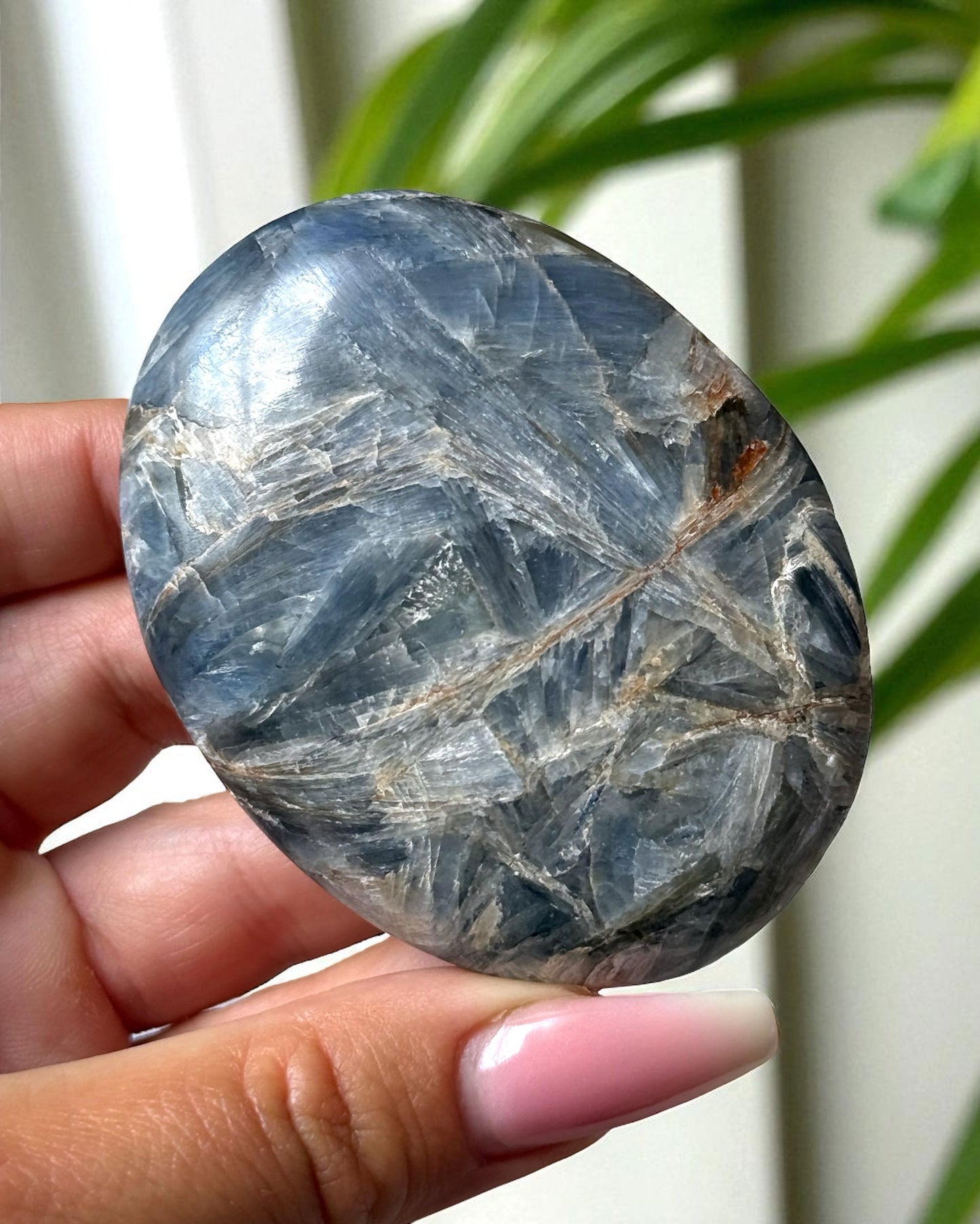 Blue Kyanite Palm Stone