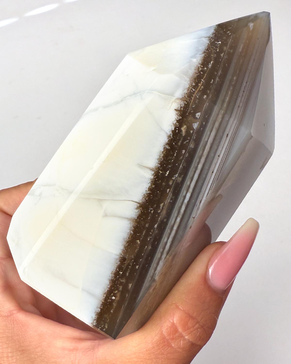 Brazilian Opal Agate Tower