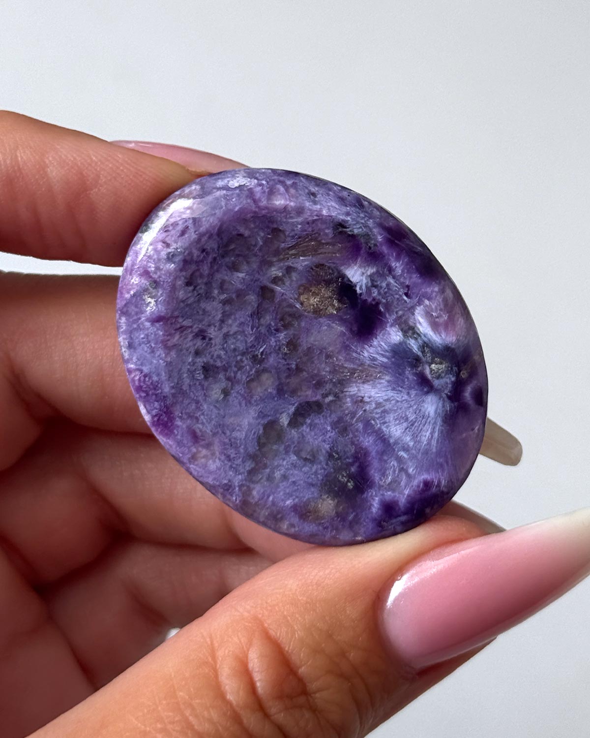 Charoite Worry Stone