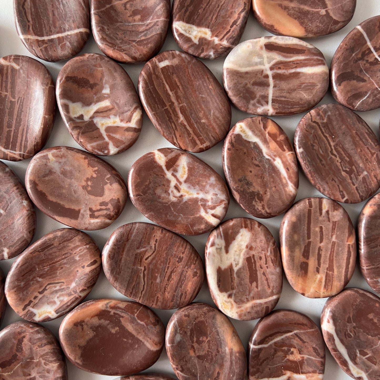 Chocolate Jasper Worry Stone