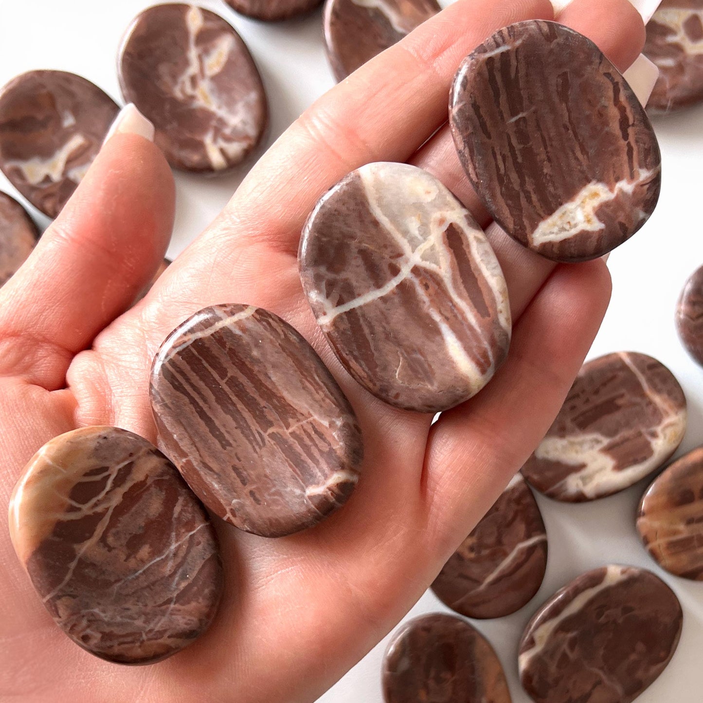 Chocolate Jasper Worry Stone