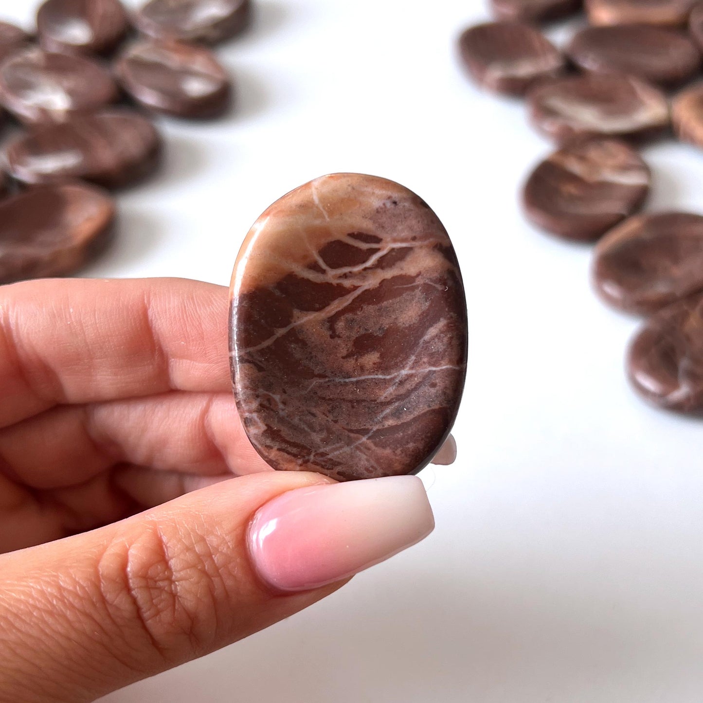 Chocolate Jasper Worry Stone