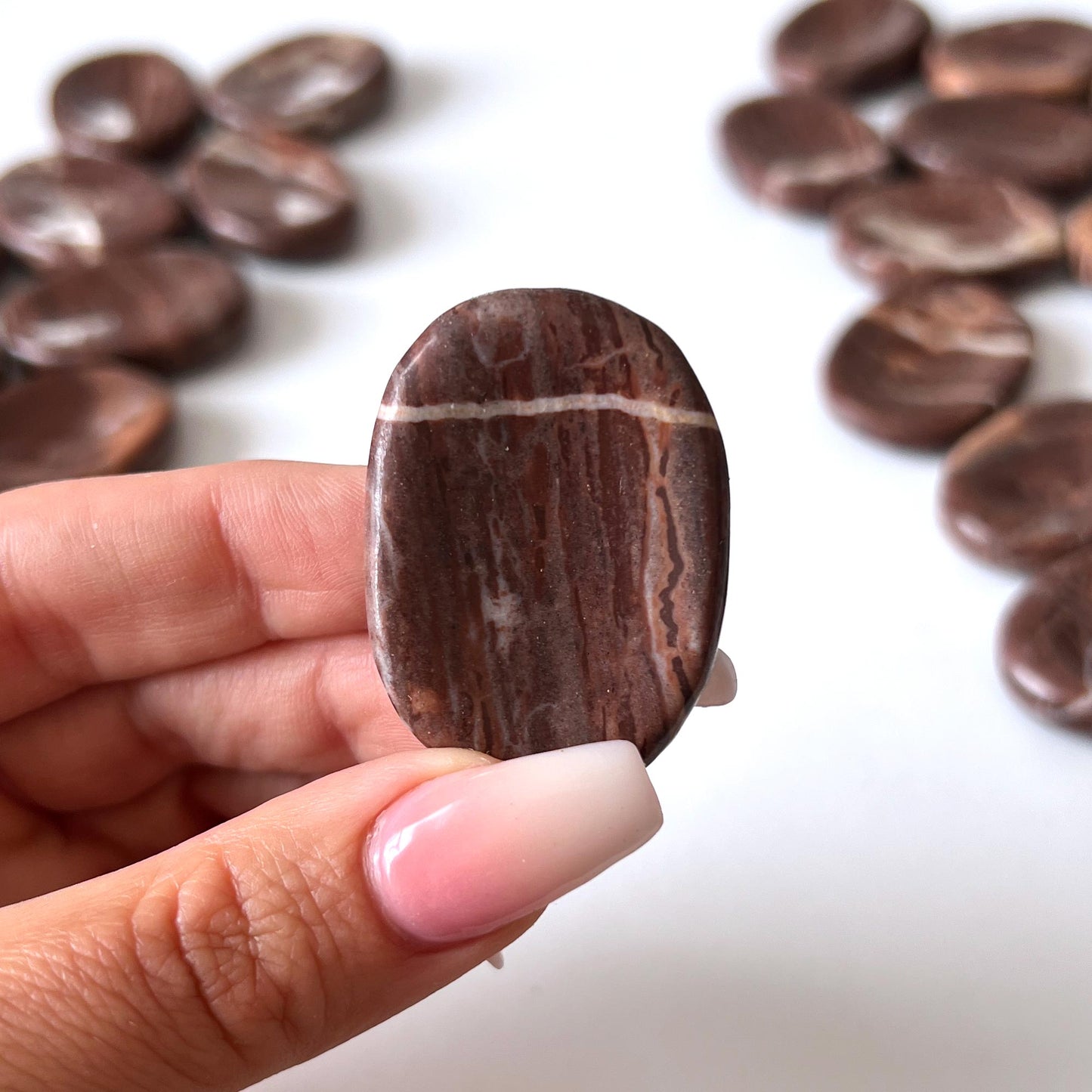 Chocolate Jasper Worry Stone