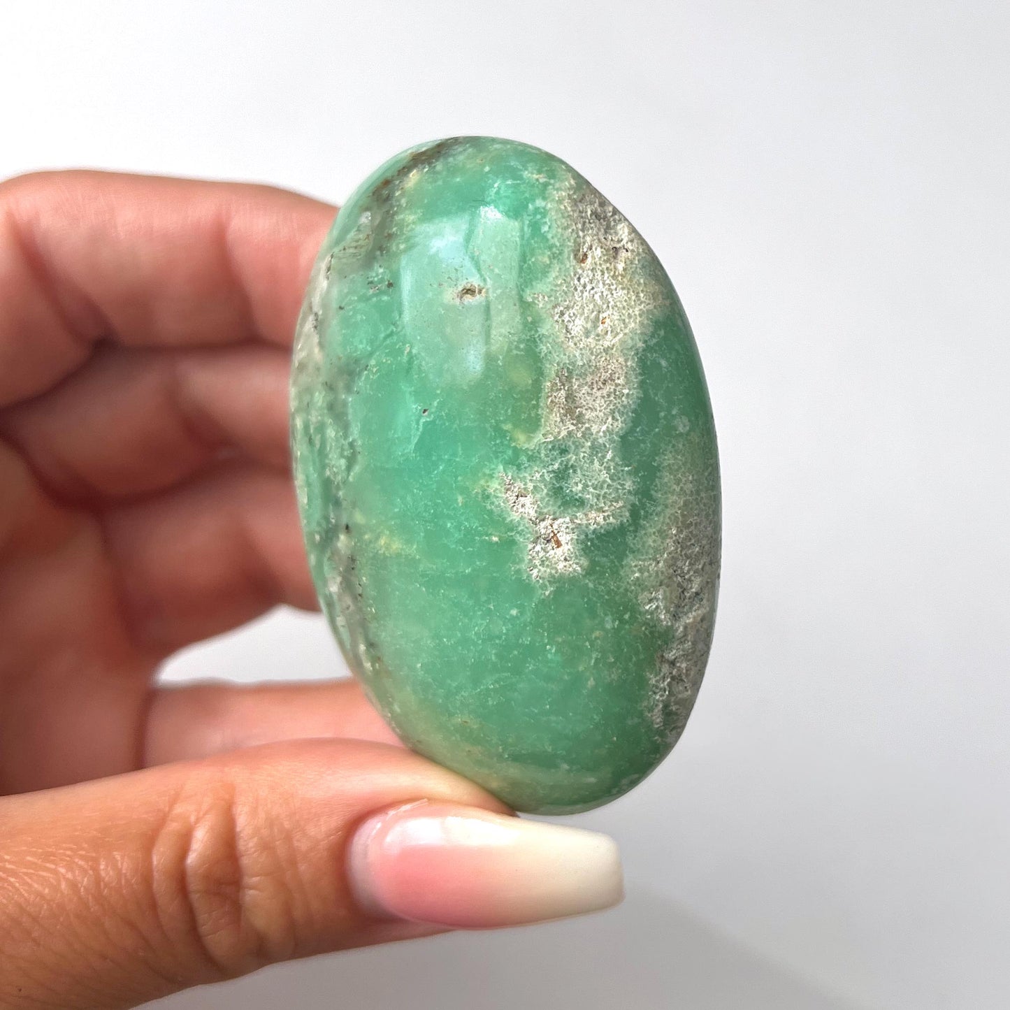 Chrysoprase Palm Stone