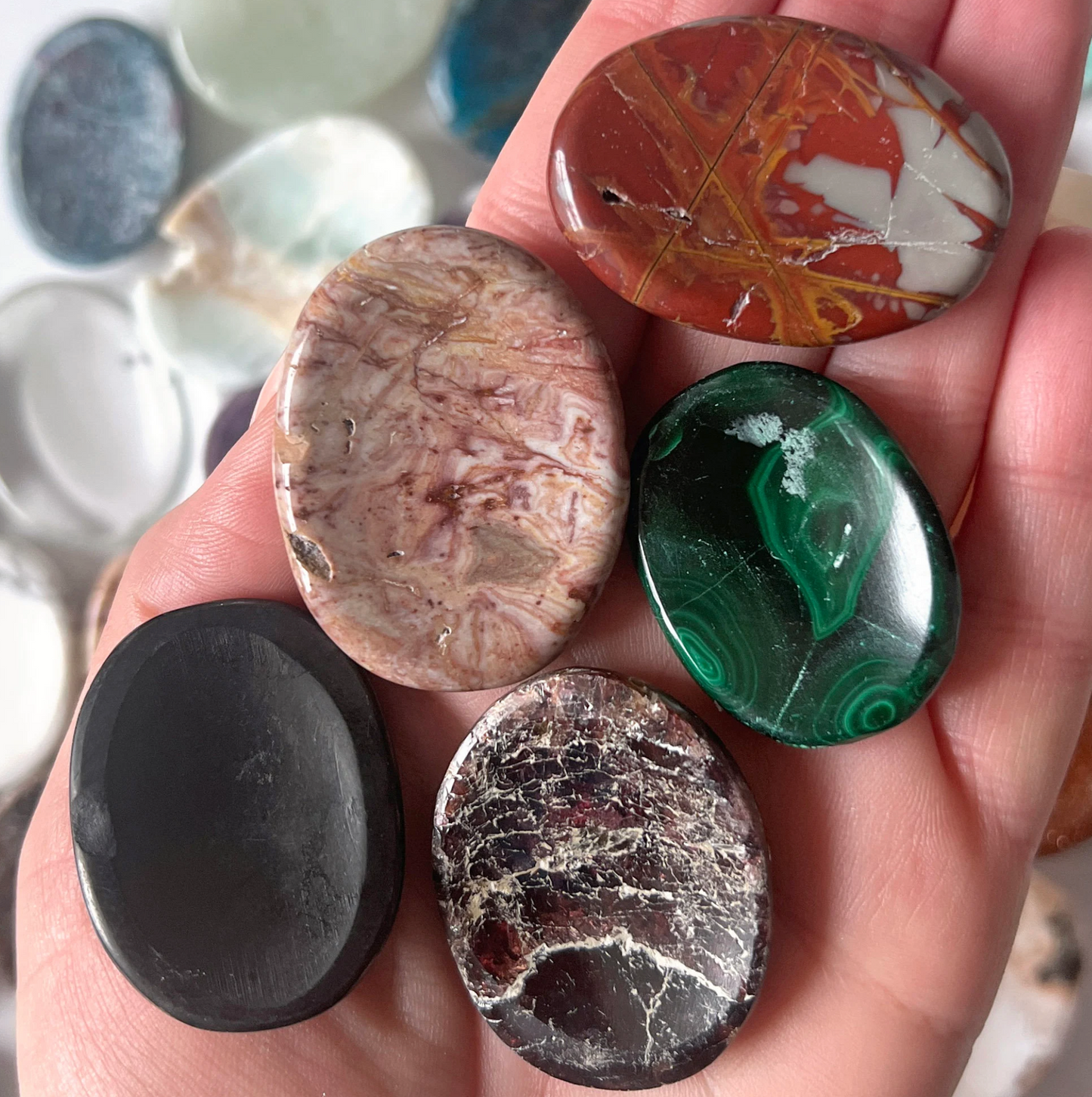 Bulk Lot of Imperfect Worry Stones