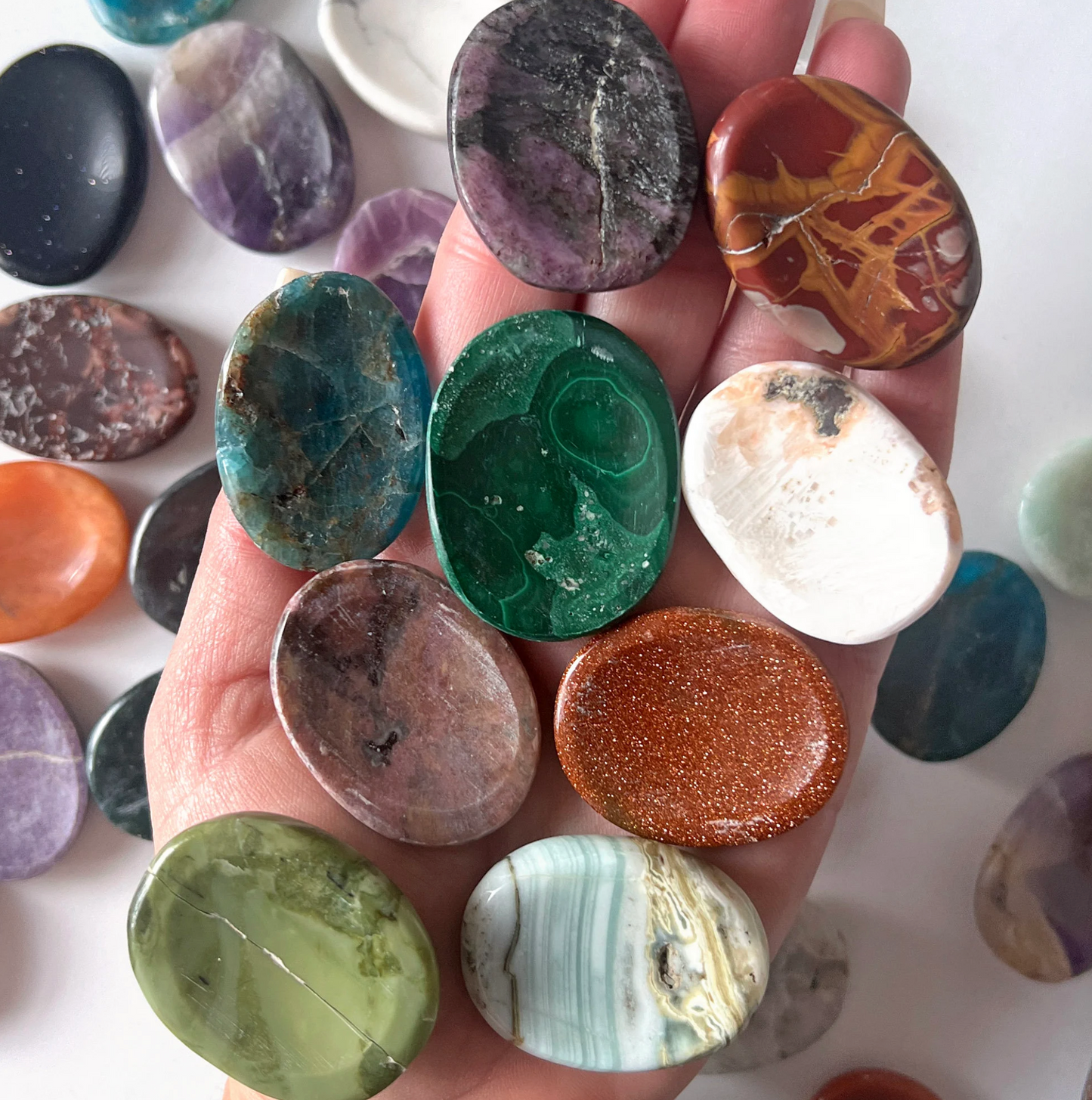 Bulk Lot of Imperfect Worry Stones
