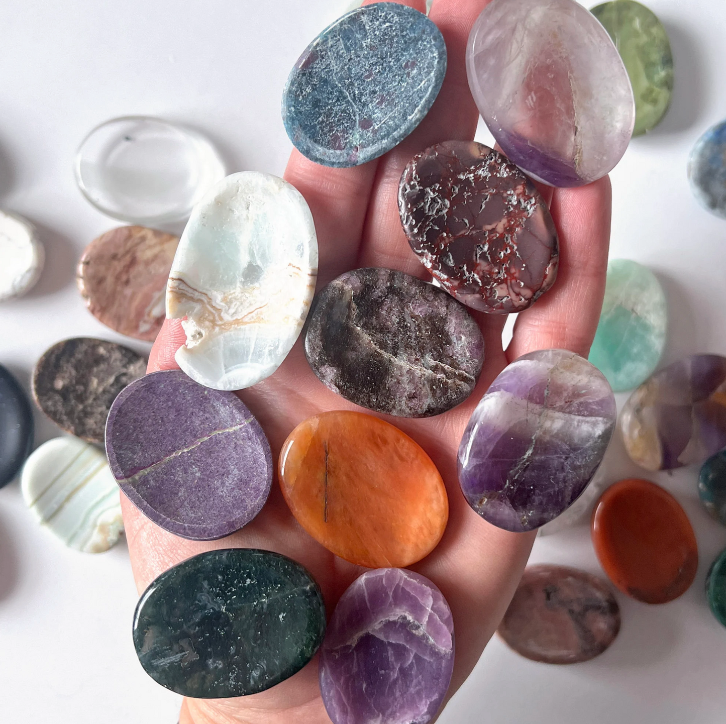 Bulk Lot of Imperfect Worry Stones