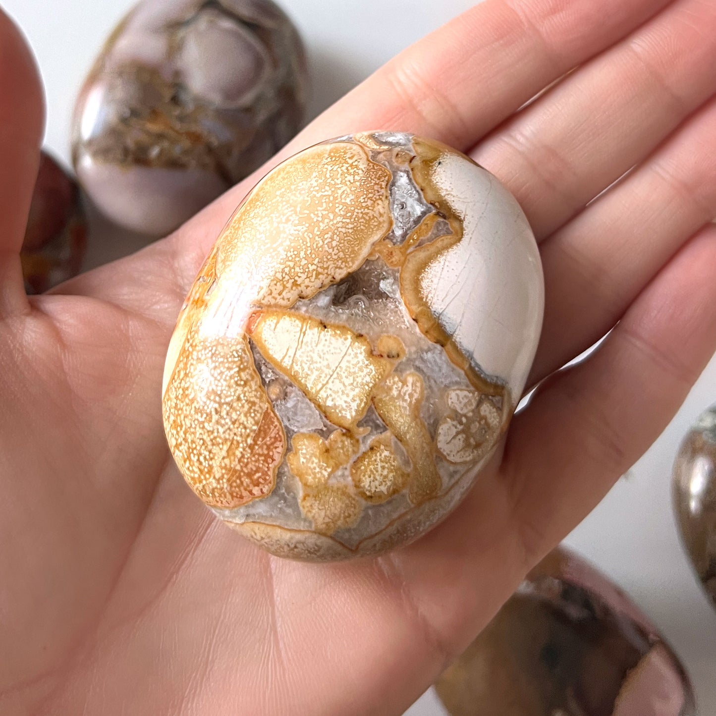 Cobra Jasper Palm Stone