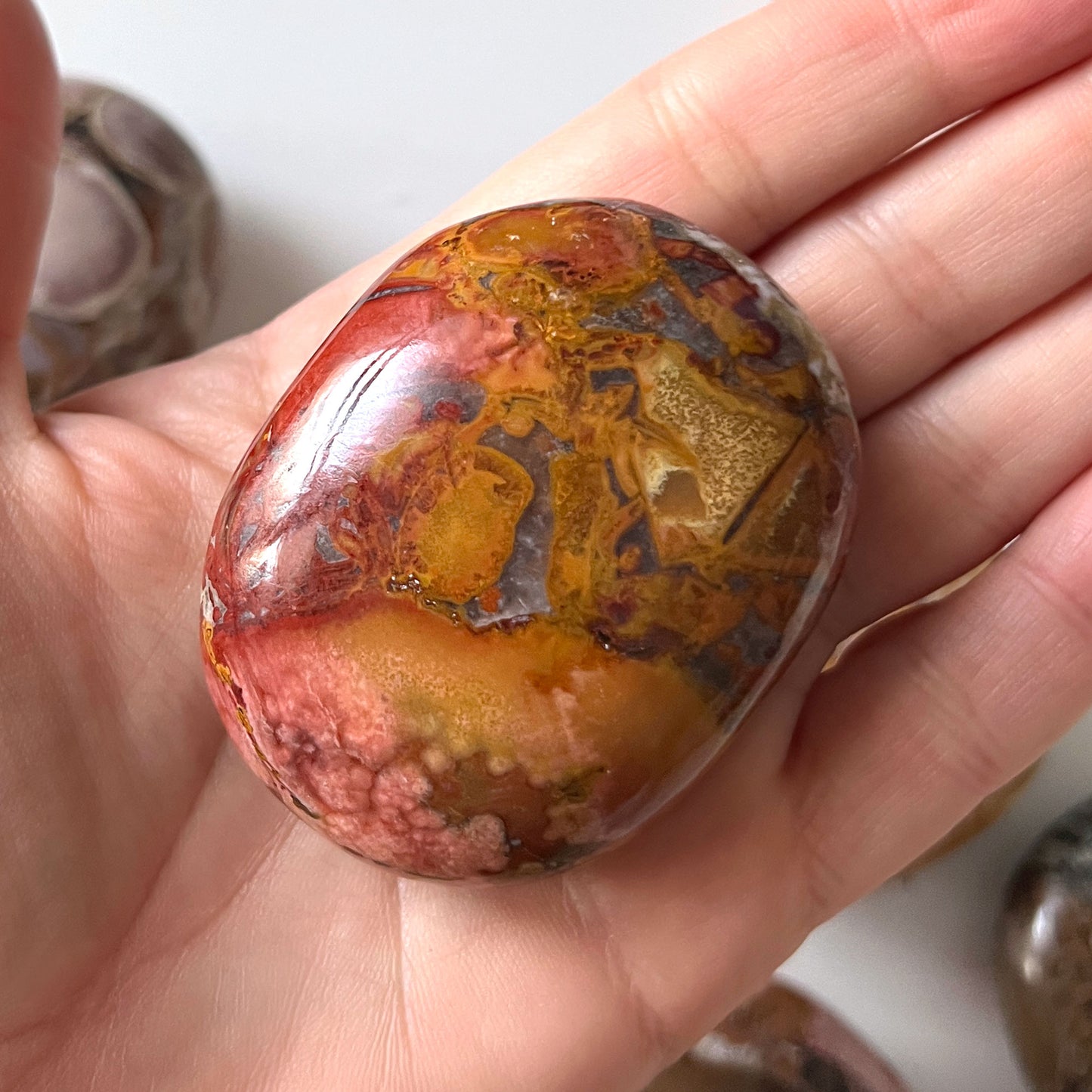 Cobra Jasper Palm Stone