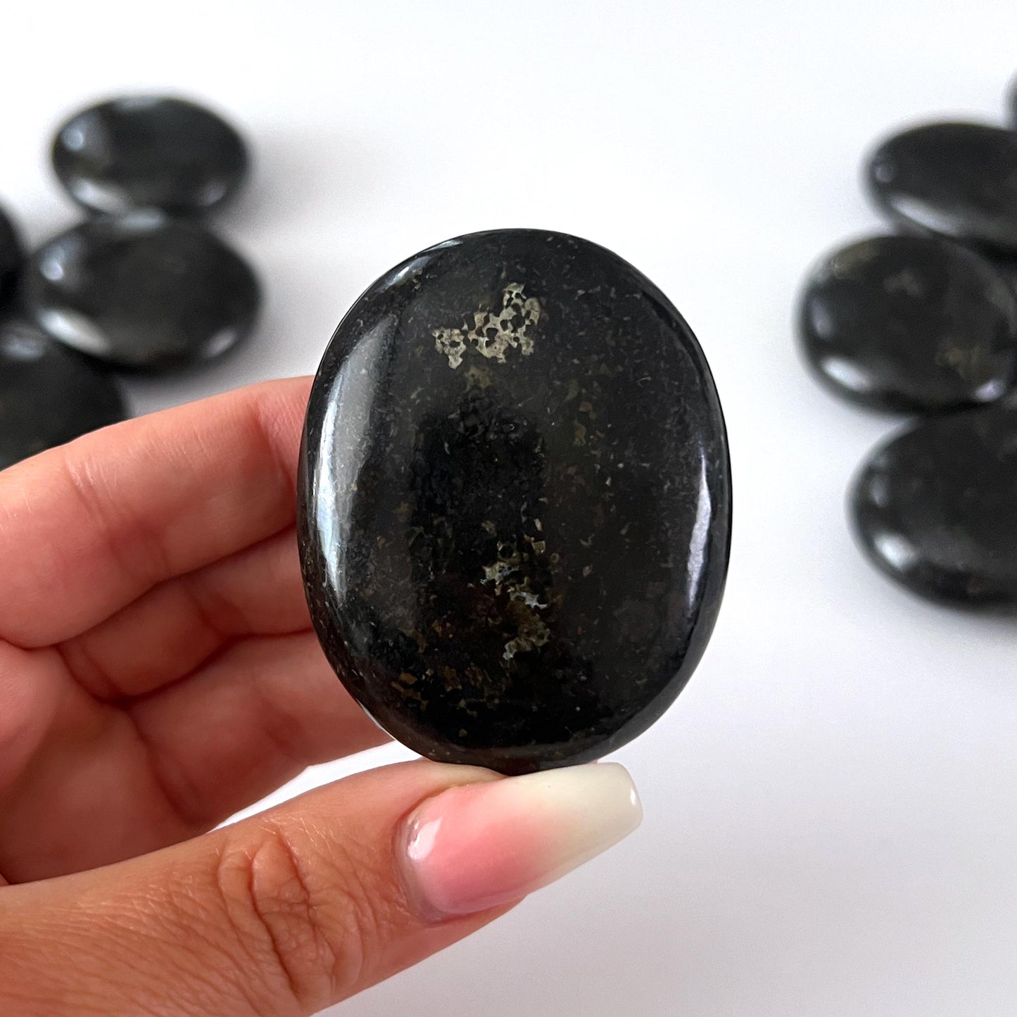 Coppernite Palm Stone