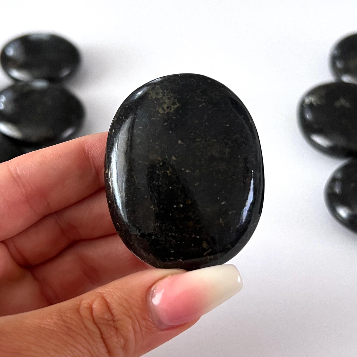 Coppernite Palm Stone