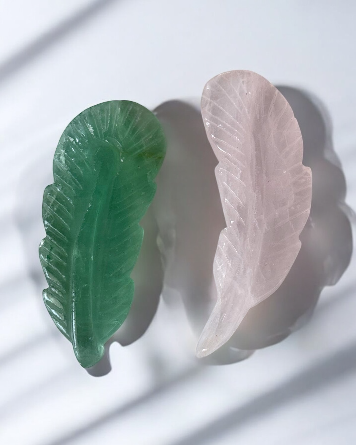 Crystal Feather Carving