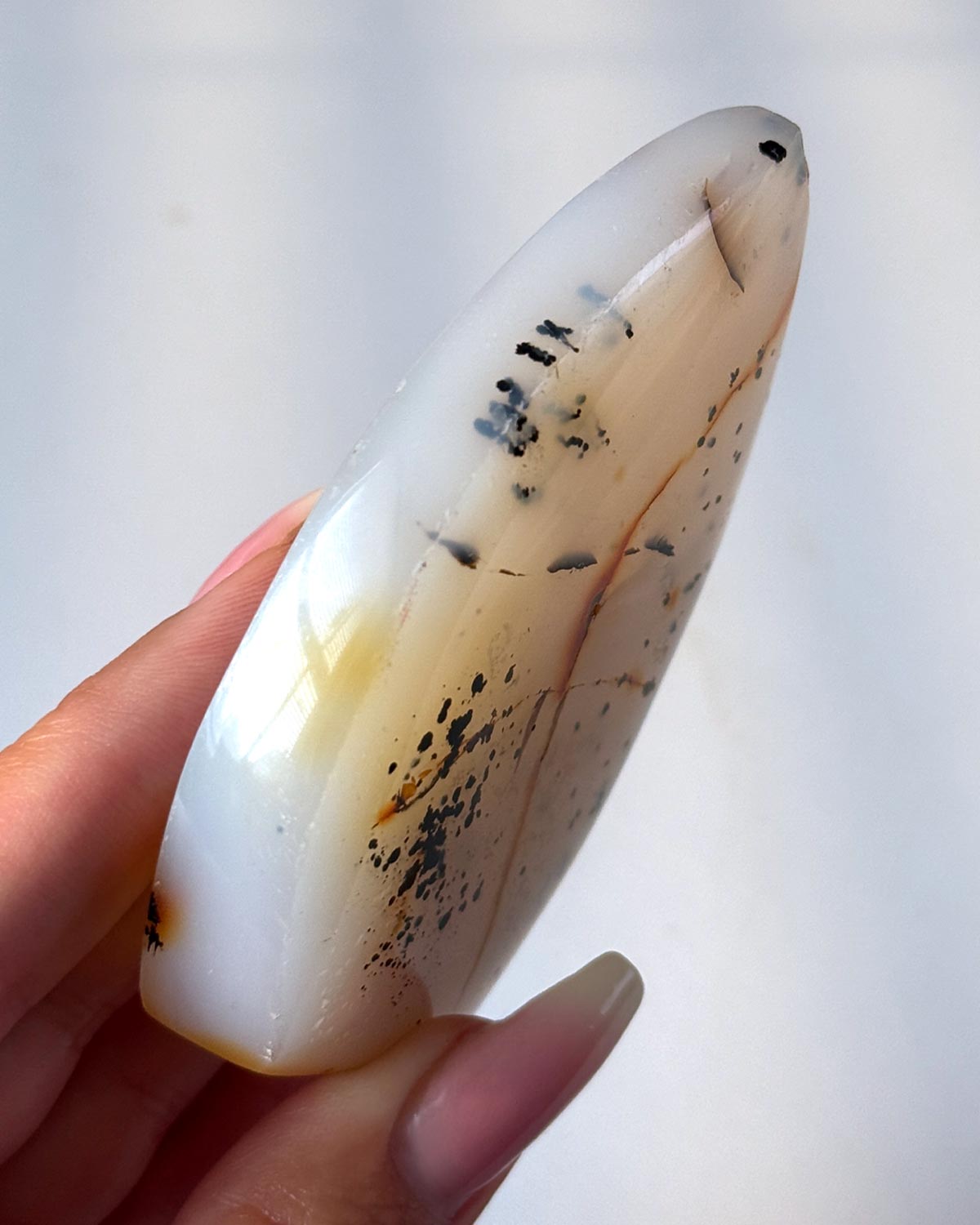 Dendrite Agate Flame Point