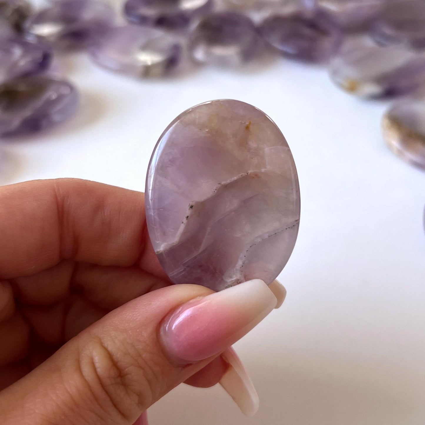 Dream Amethyst Worry Stone