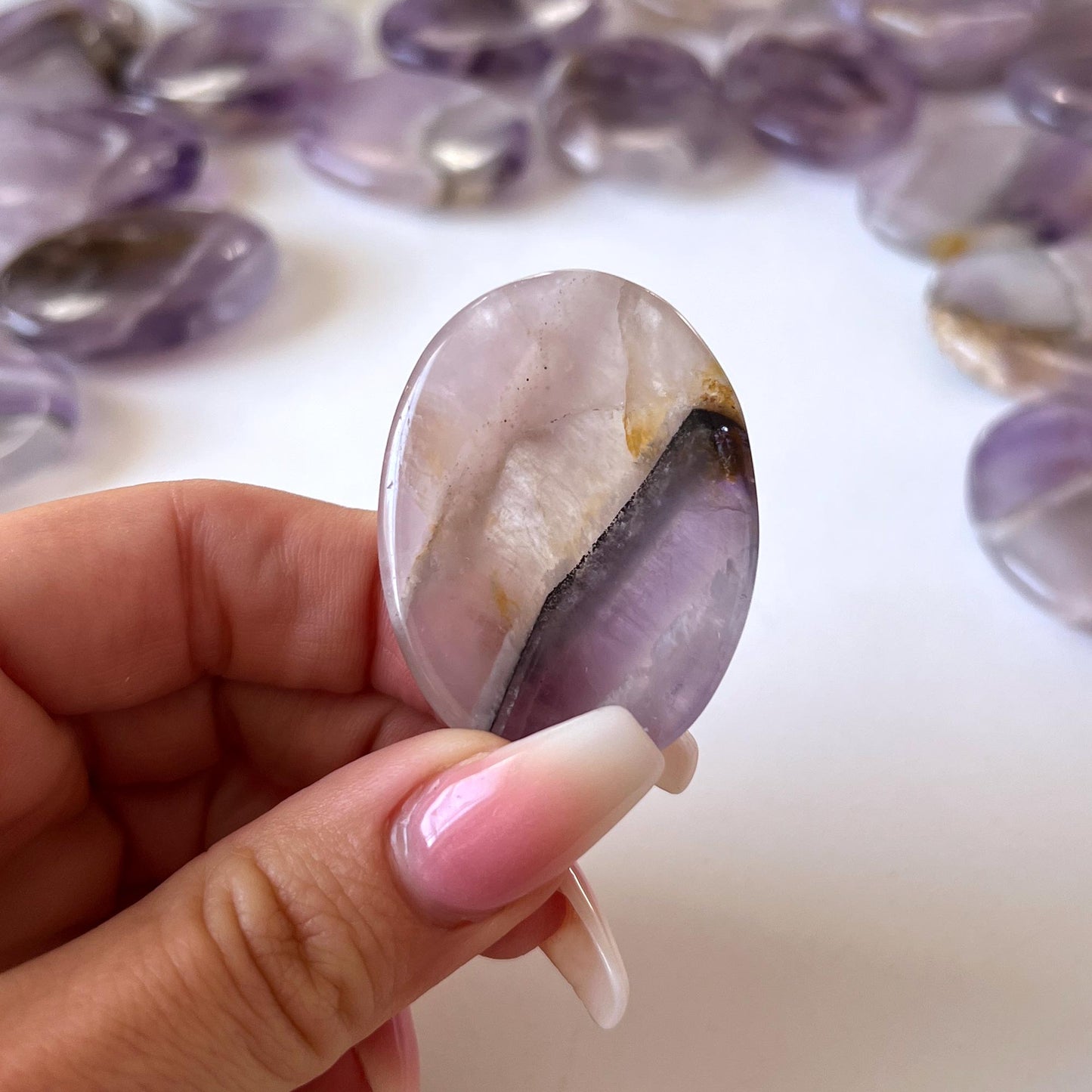 Dream Amethyst Worry Stone