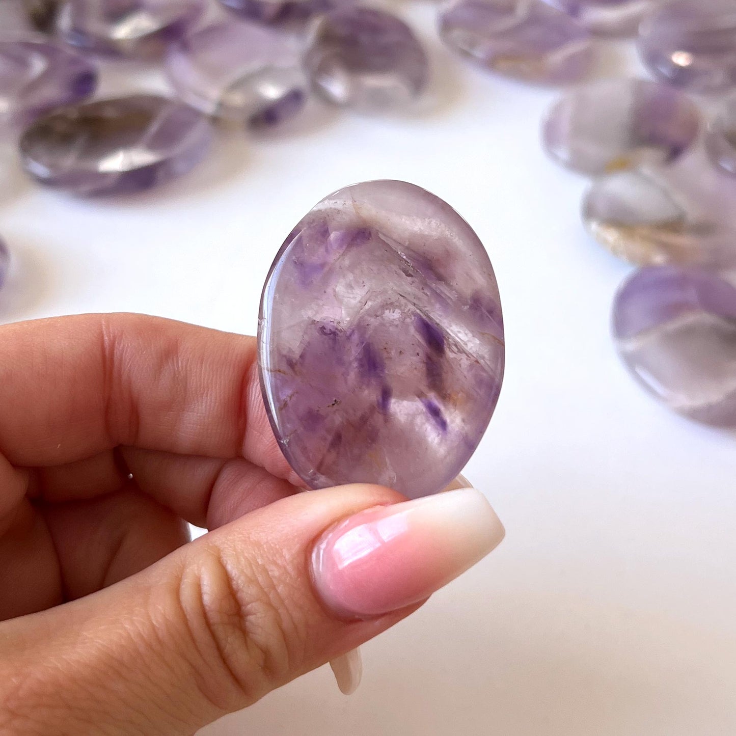 Dream Amethyst Worry Stone