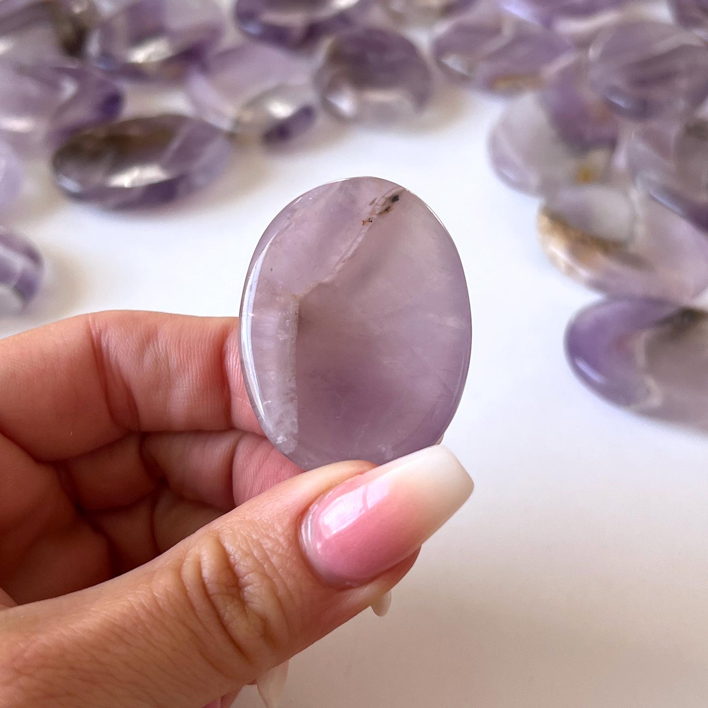 Dream Amethyst Worry Stone