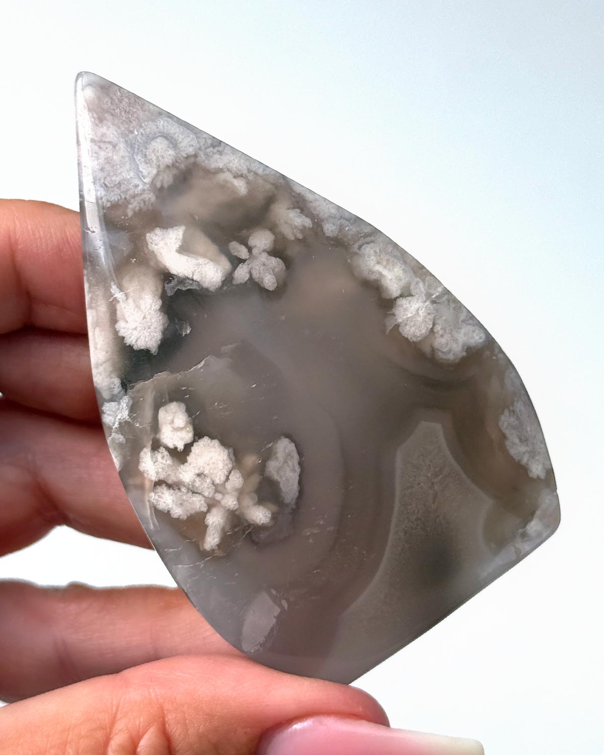 Flower Agate Small Flame Point