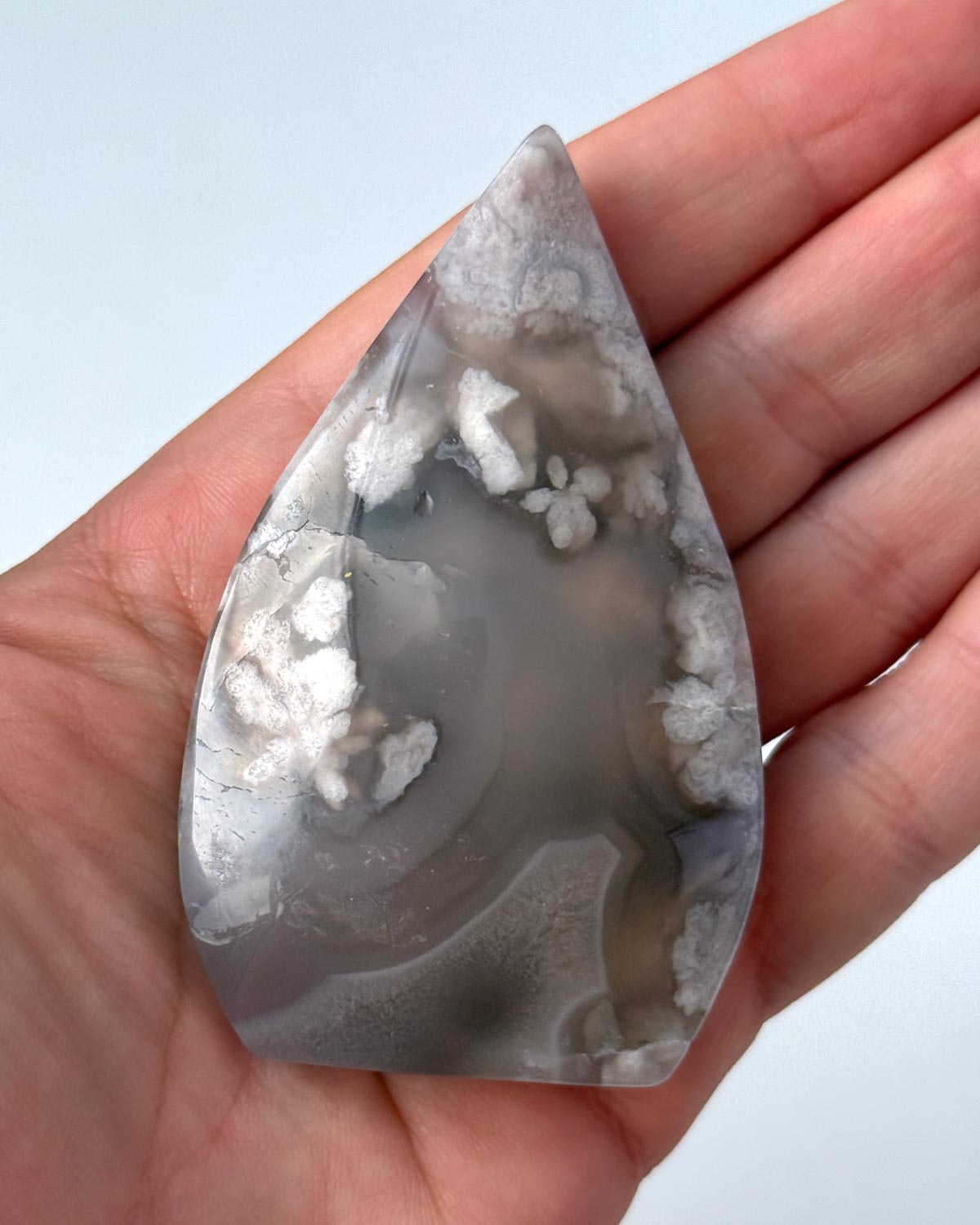 Flower Agate Small Flame Point