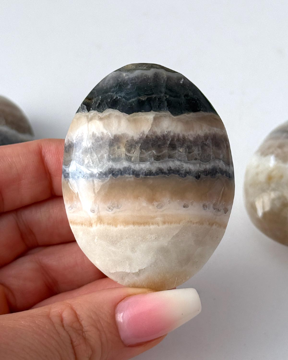 Fluorescent Fluorite Palm Stone