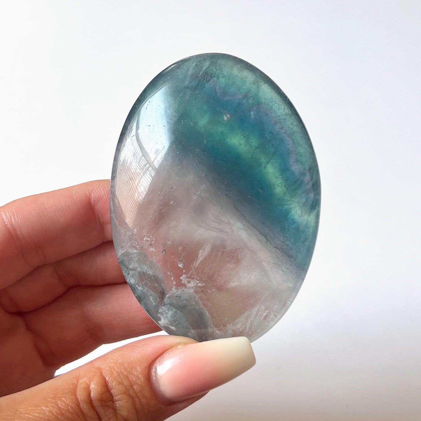 Fluorite Palm Stone