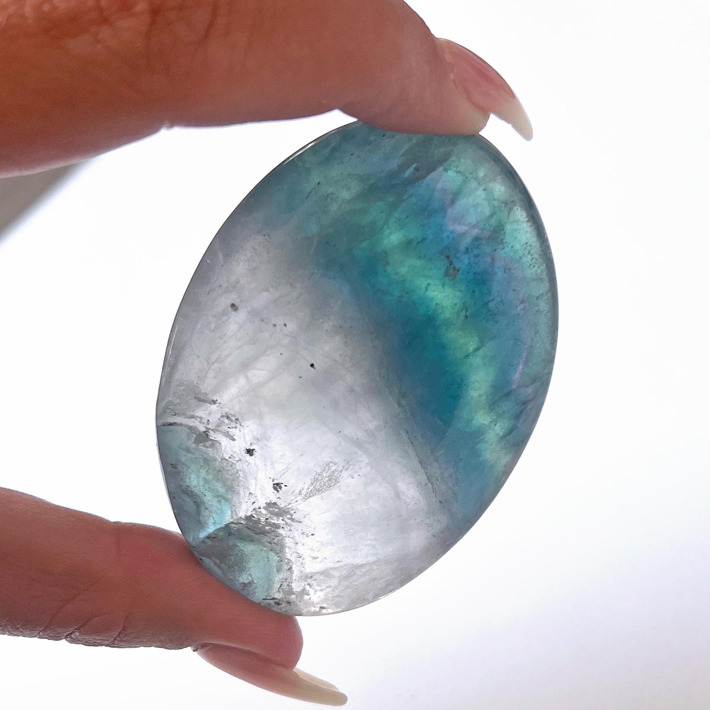 Fluorite Palm Stone