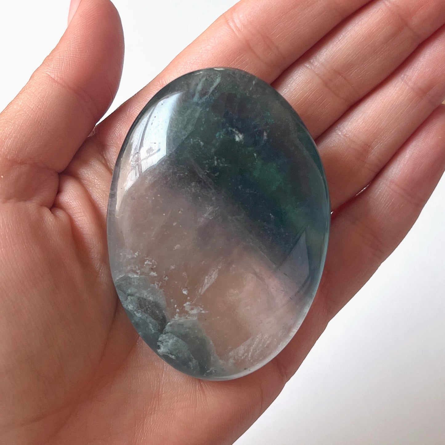 Fluorite Palm Stone