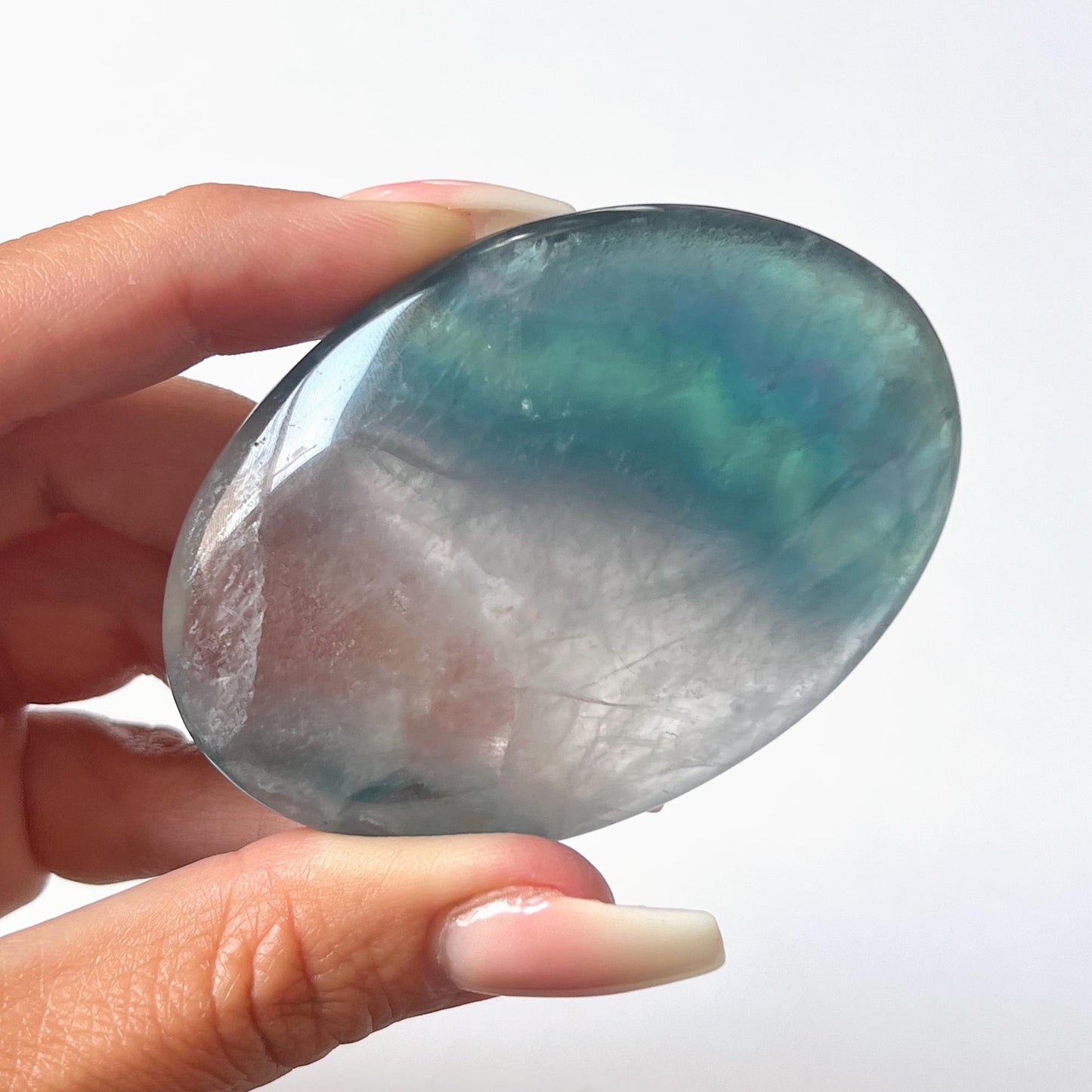 Fluorite Palm Stone