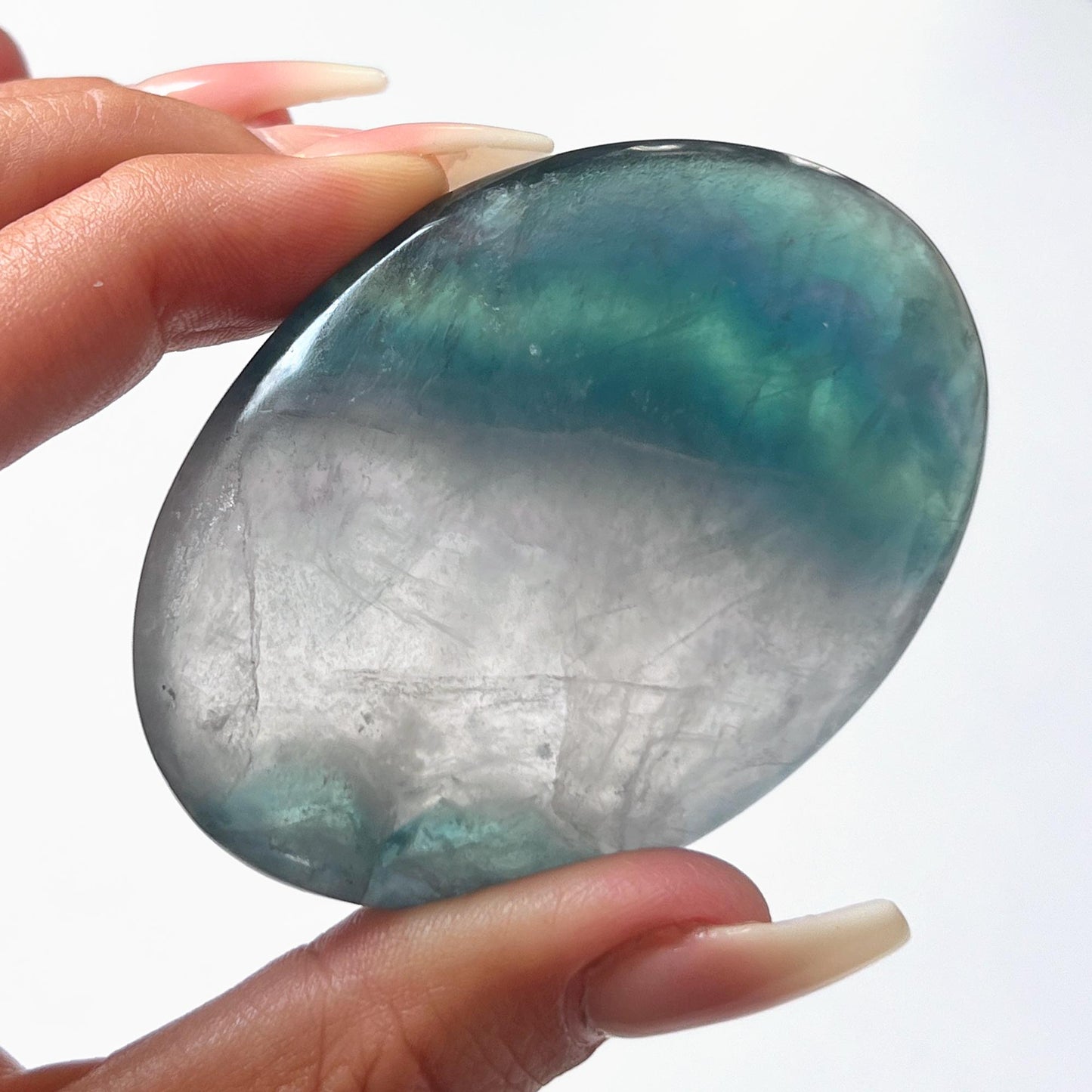 Fluorite Palm Stone