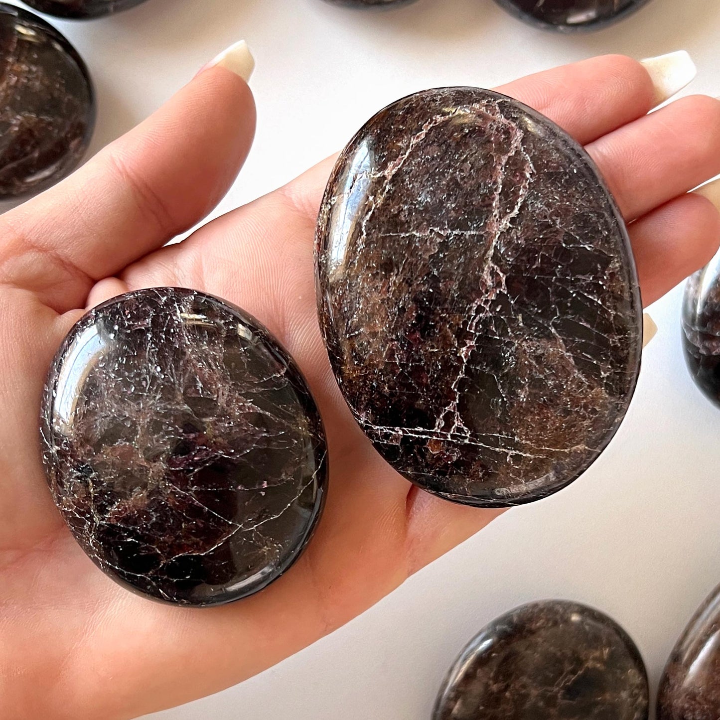 Garnet Palm Stone
