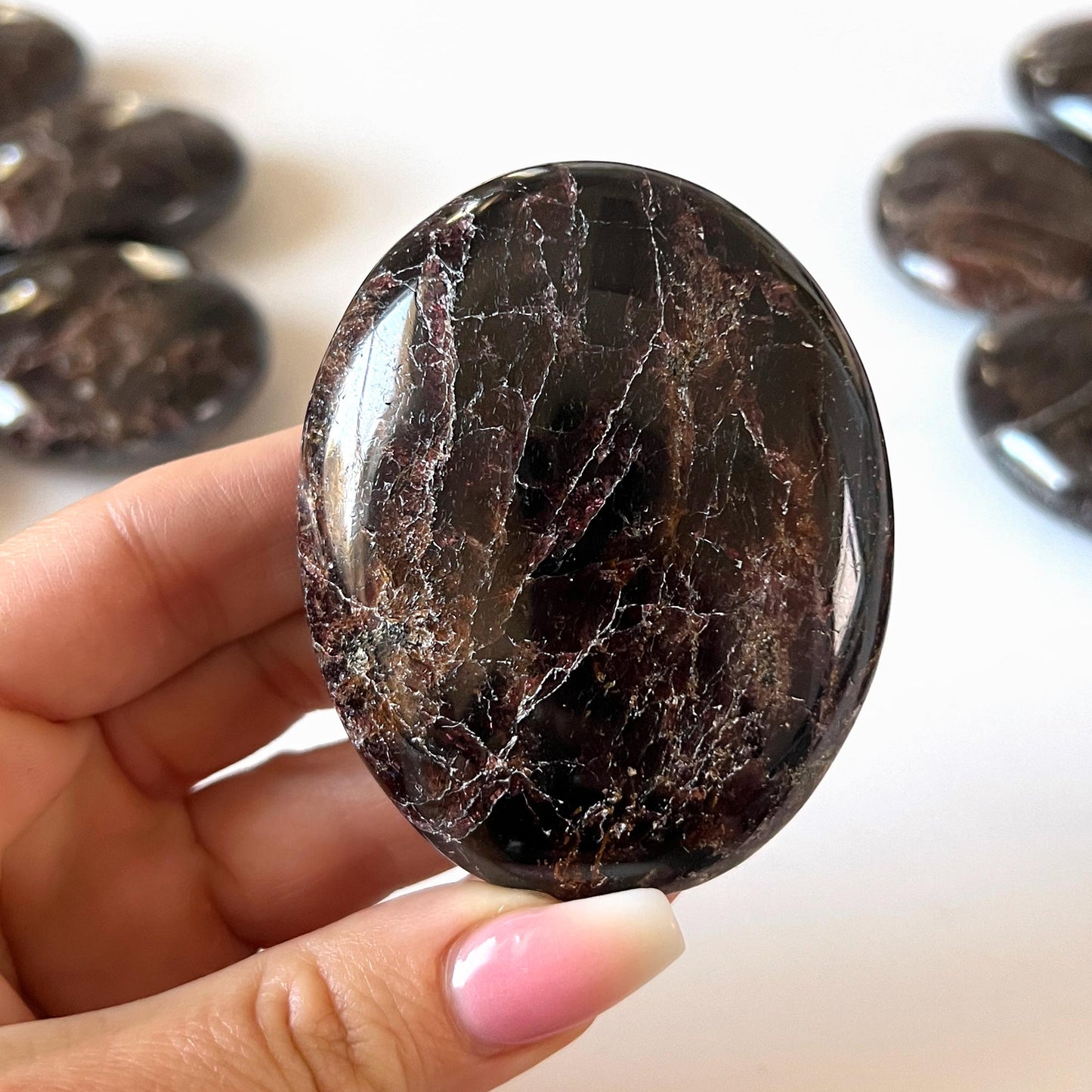 Garnet Palm Stone