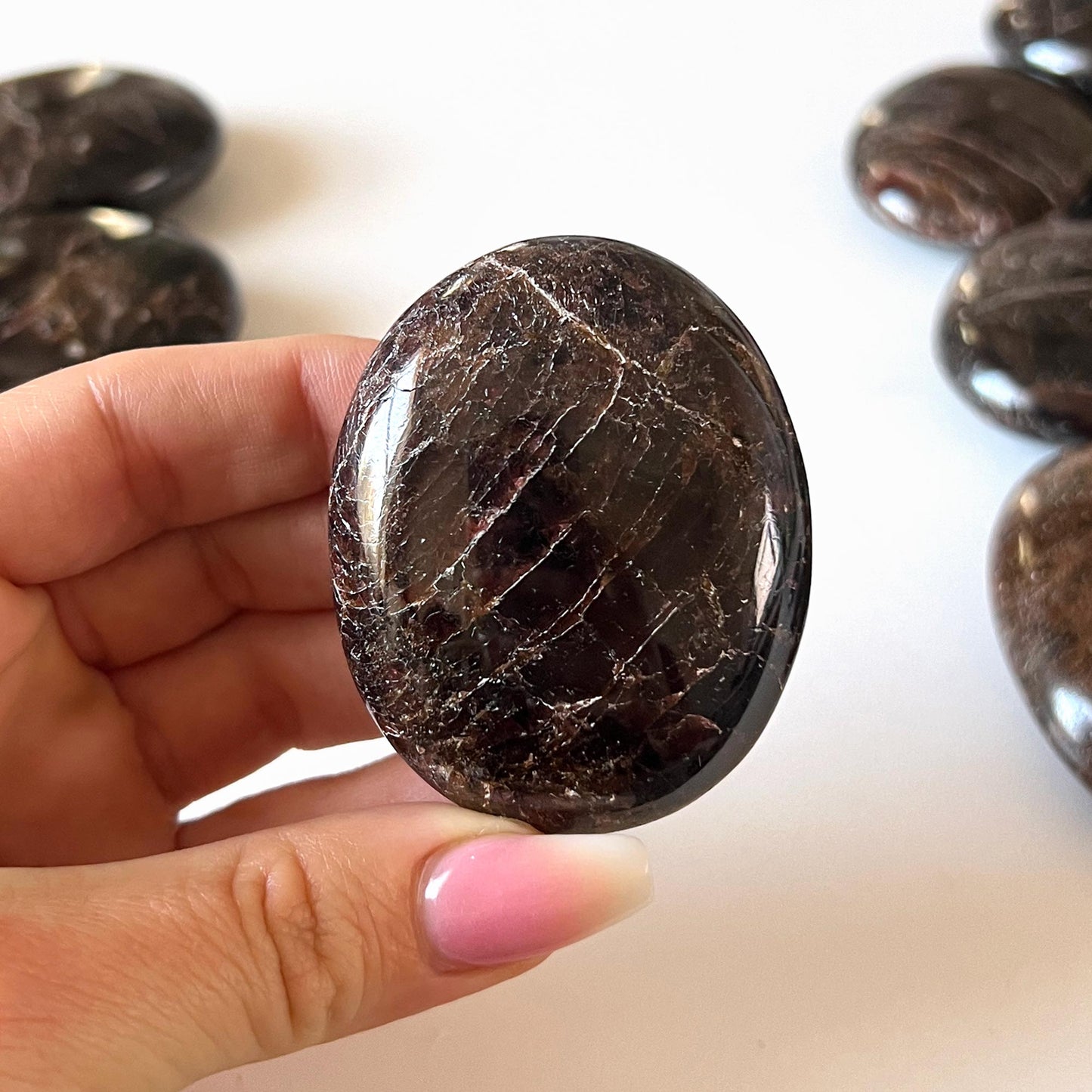 Garnet Palm Stone