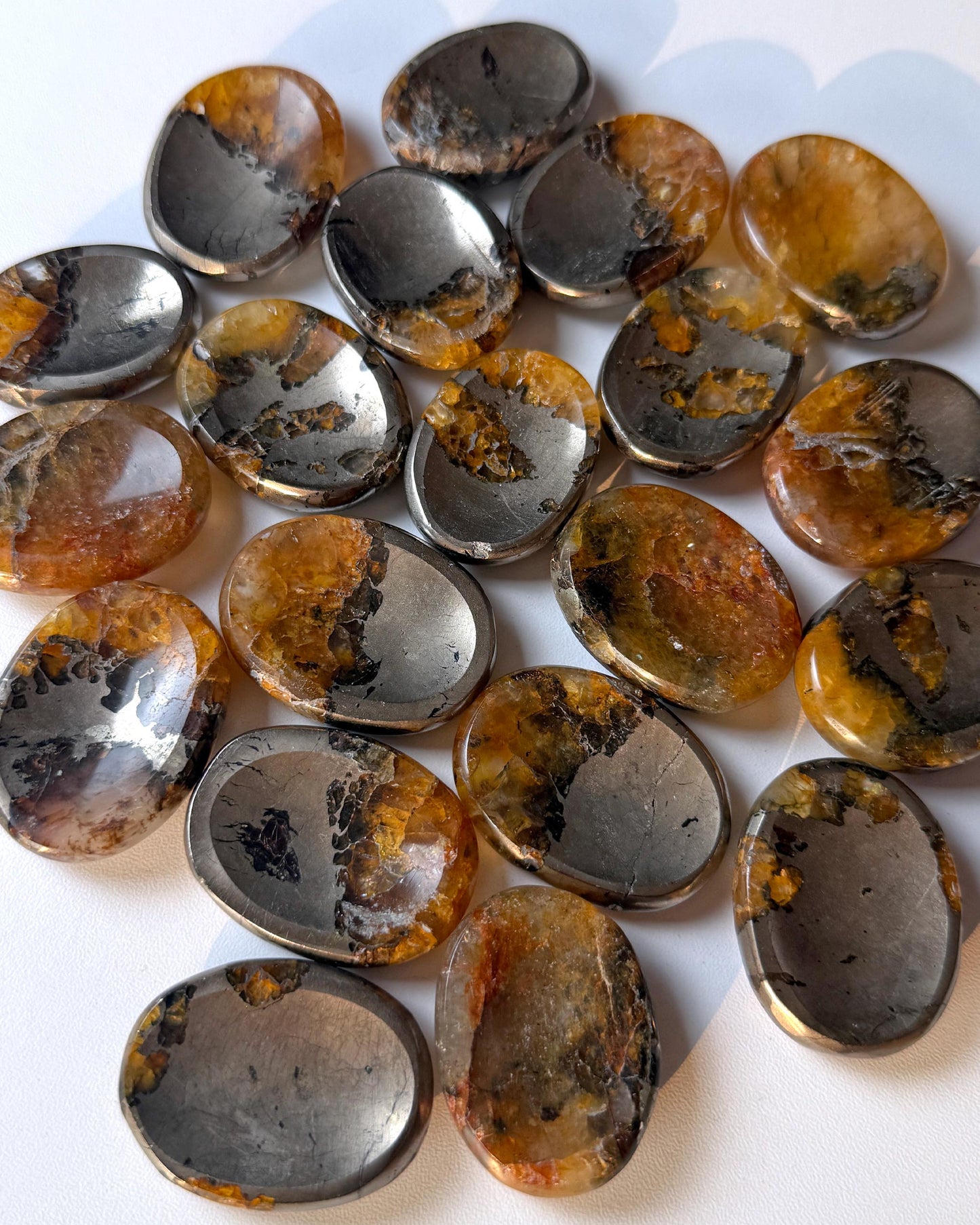 Golden Healer Pyrite Worry Stone