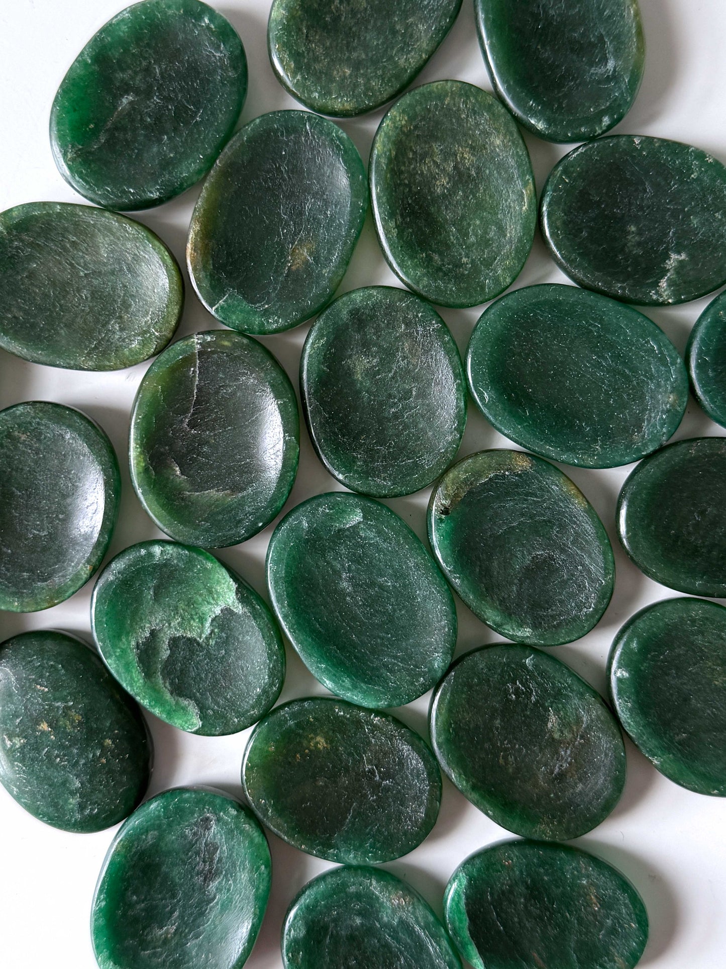 Green Fuchsite Worry Stone