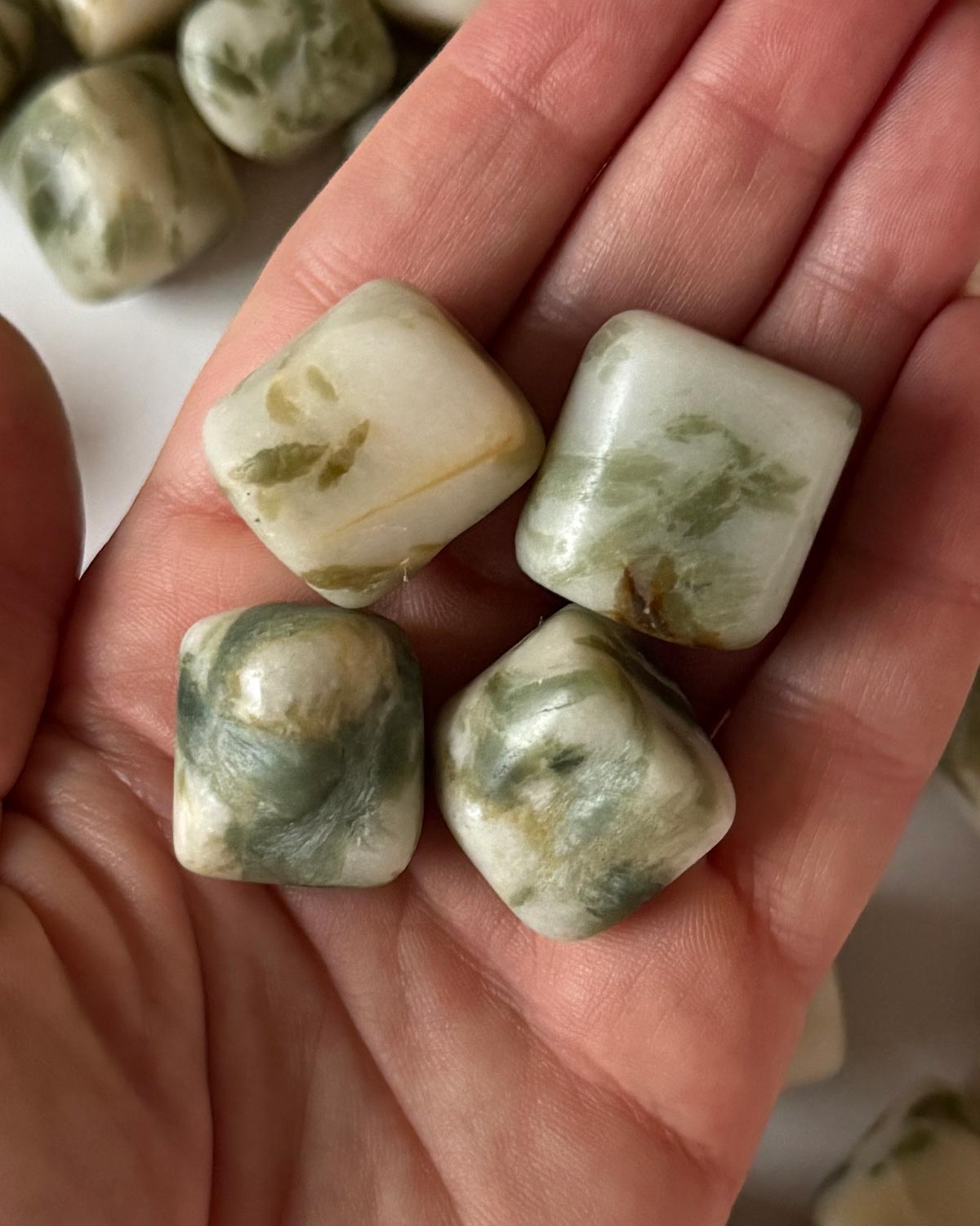 Green Kyanite Tumbled Stone