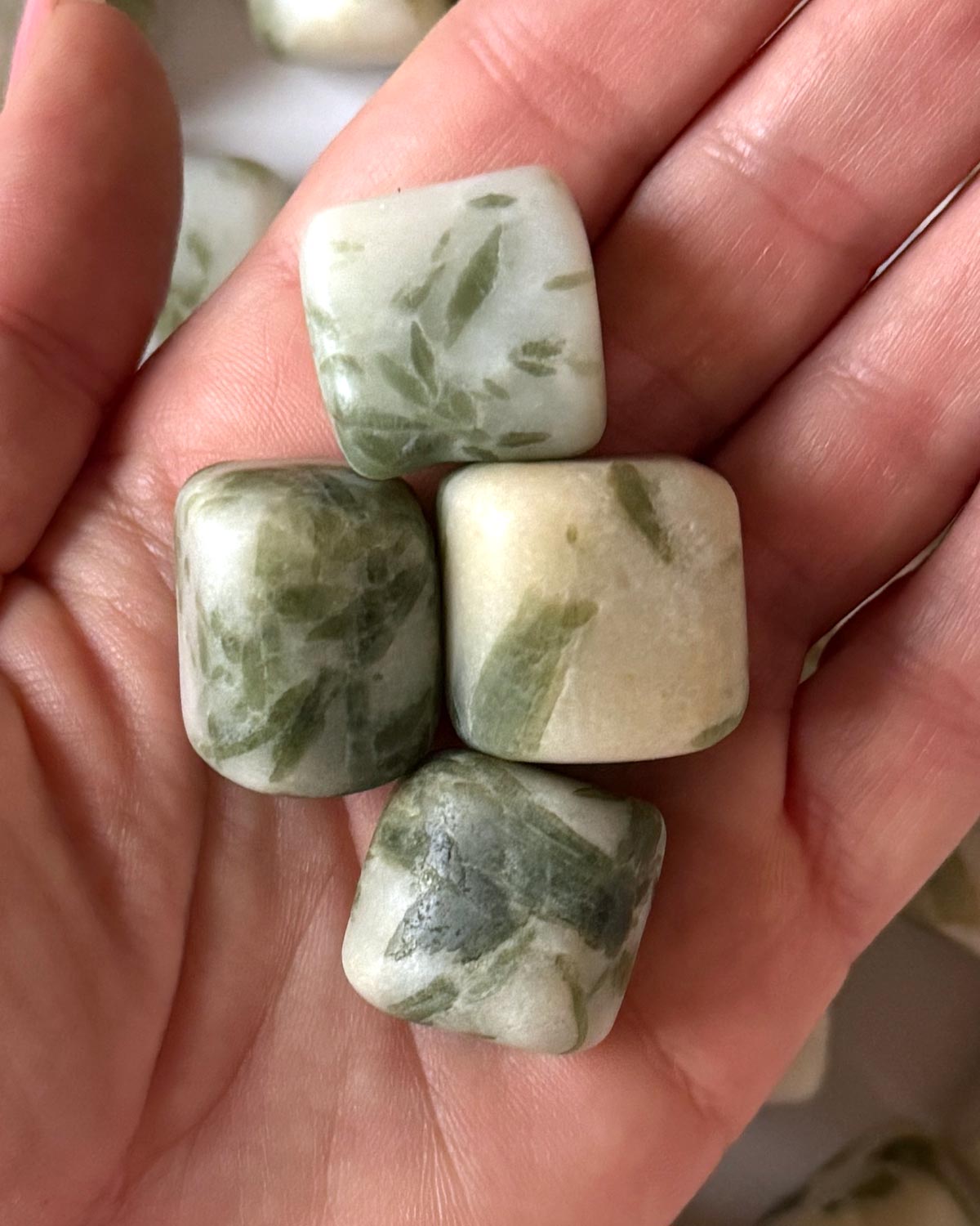 Green Kyanite Tumbled Stone